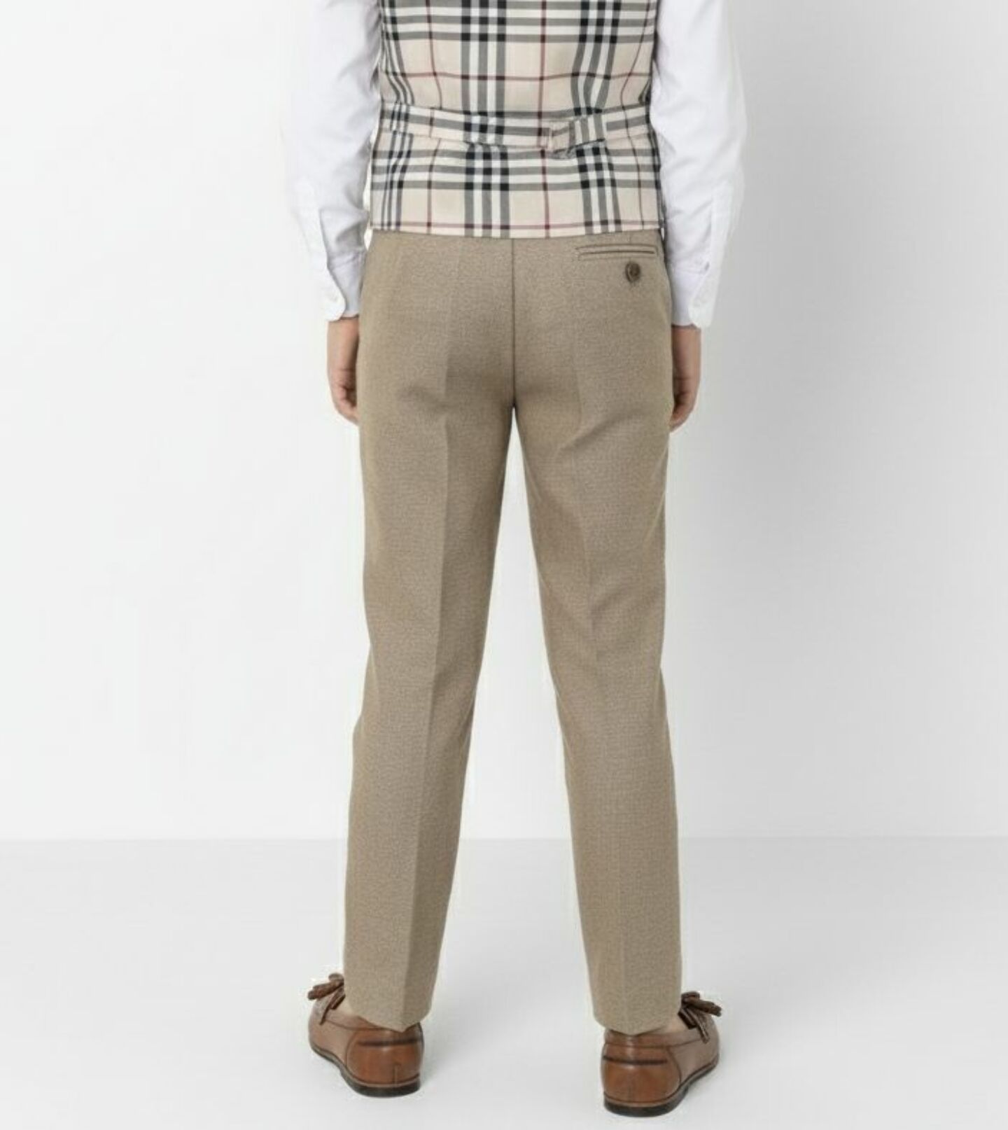 Boys Premium Brown Trousers for Special Occasions - George | Lucy's