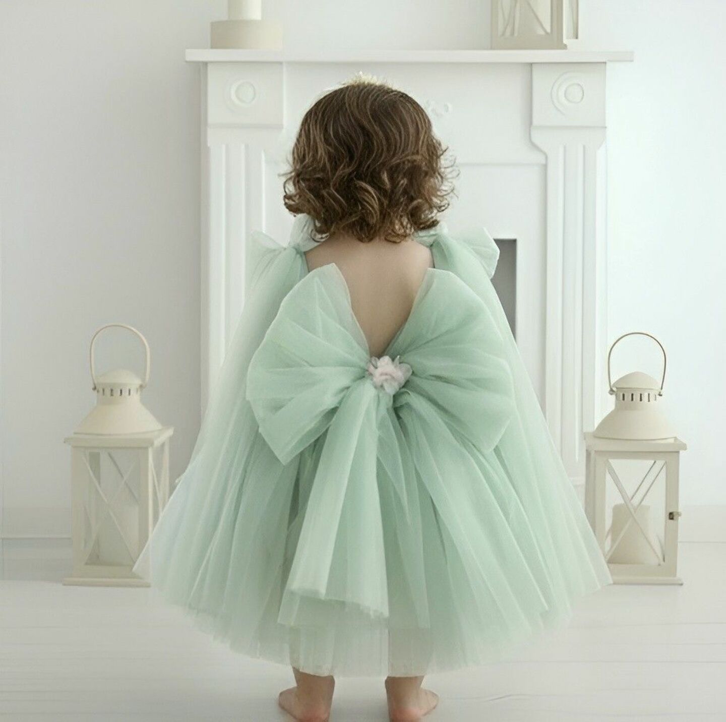 Luxury Baby Green Baby Birthday Party Dress - Frances II | Lucy's