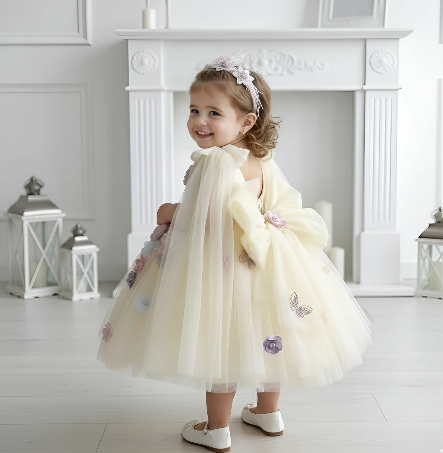Luxury Champagne Baby Birthday Party Dress - Frances II | Lucy's