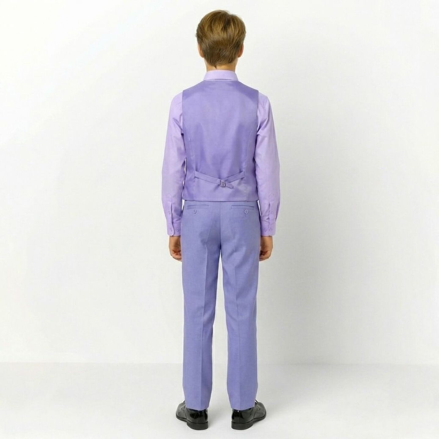 Isaac Lavender Lilac Boys 3-Piece Suit – Jacket, Waistcoat & Trousers | Lucys