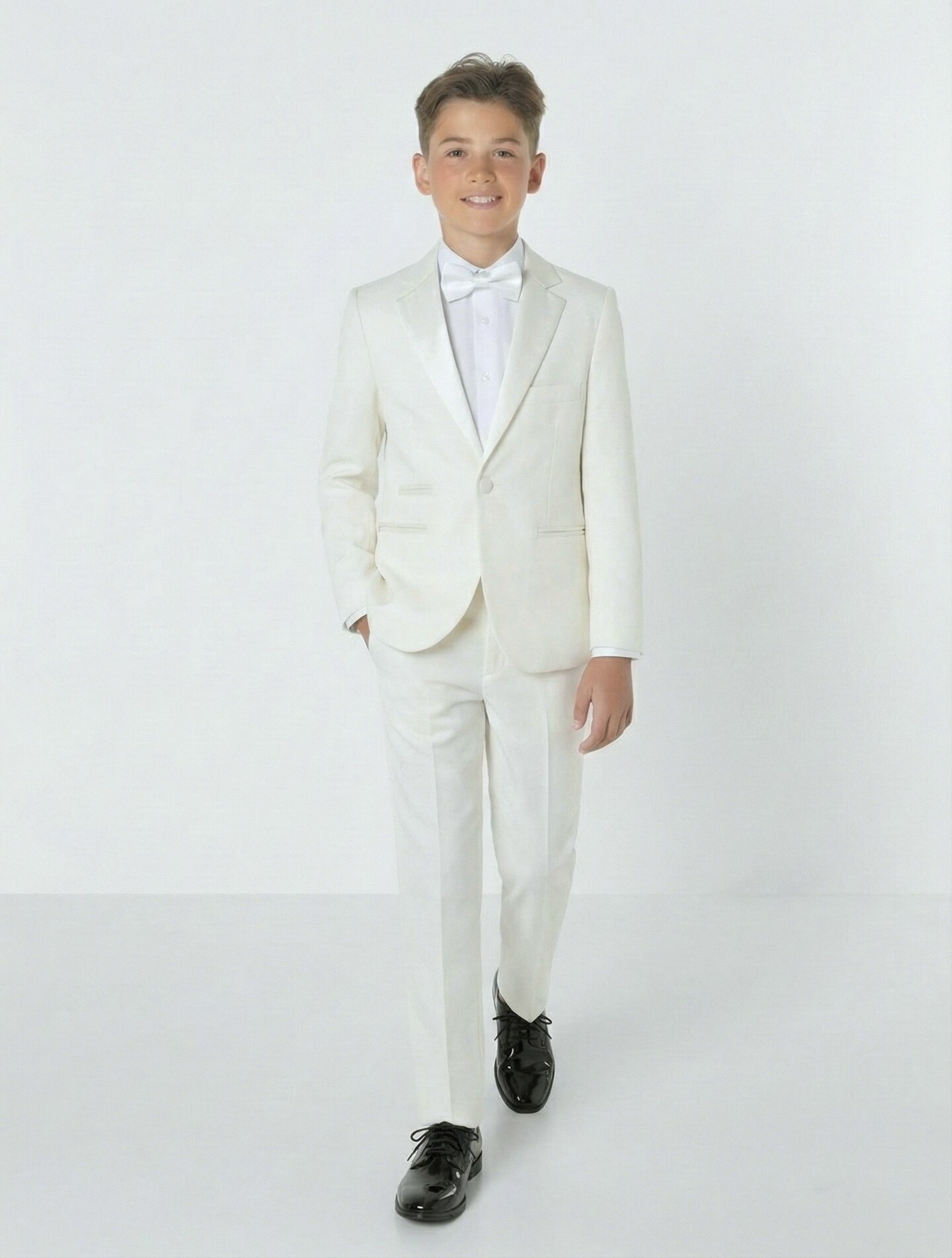 Abbott Ivory Cream Boys 2-Piece Suit – Jacket & Trousers | Lucy's