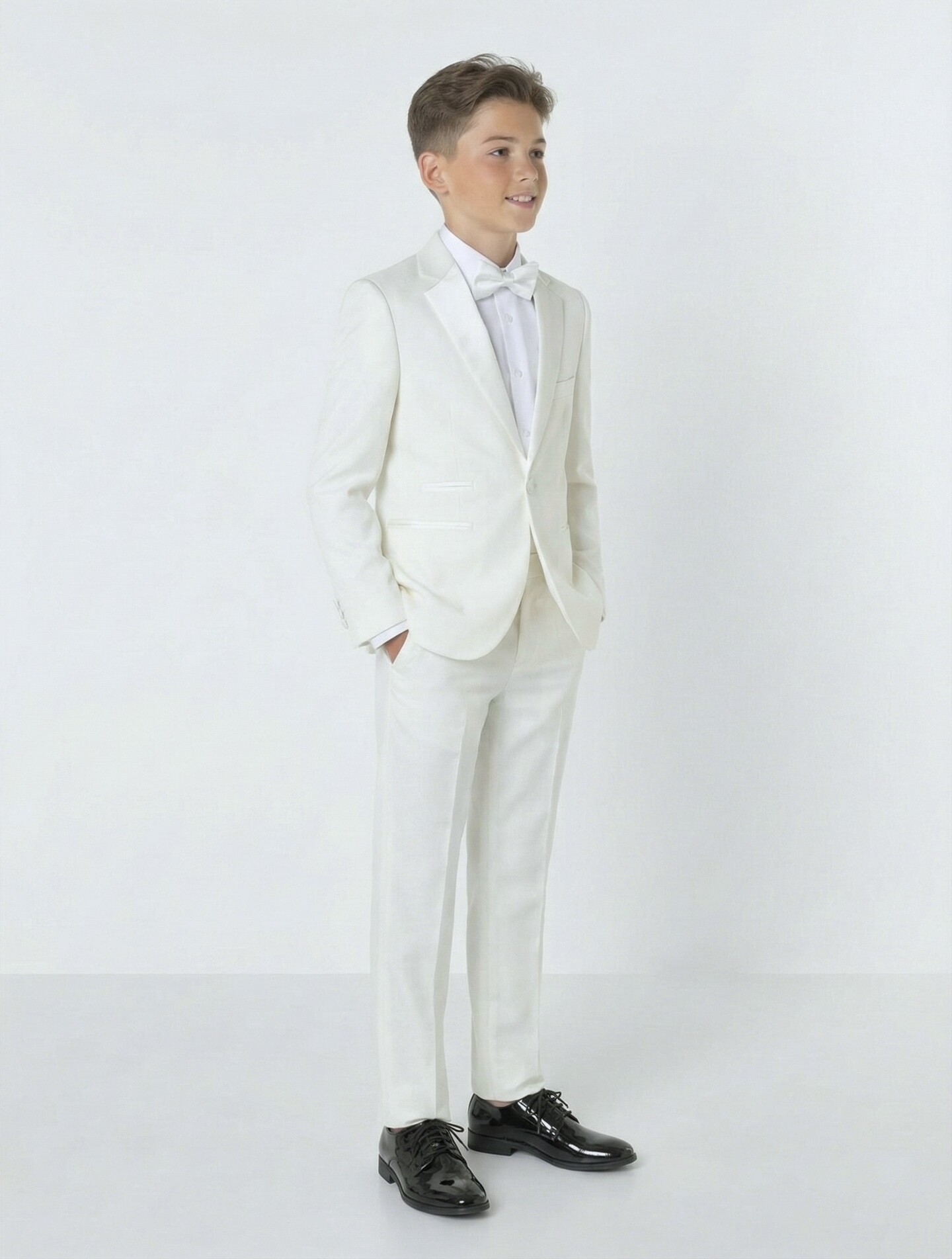 Abbott Ivory Cream Boys 2-Piece Suit – Jacket & Trousers | Lucy's