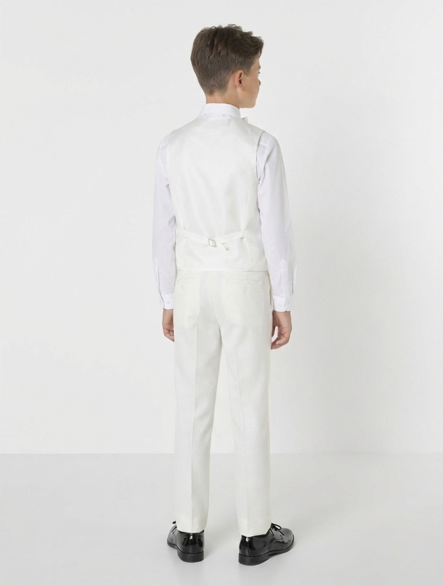 Abbott Ivory Cream Boys 3-Piece Suit – Jacket, Waistcoat & Trousers | Lucy's