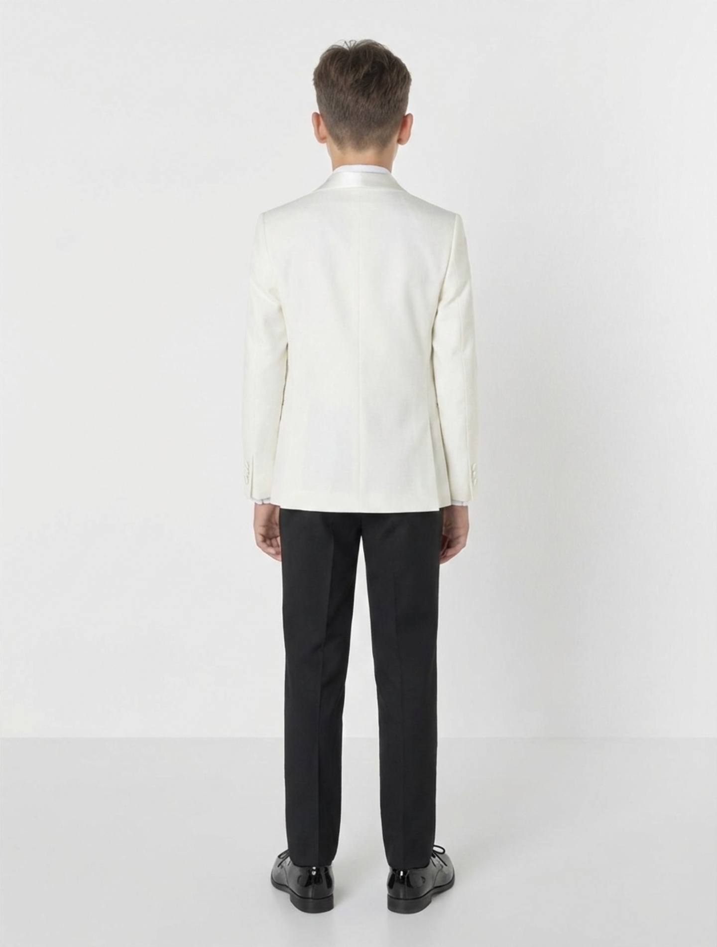 Abbott Ivory Cream & Black Boys 3-Piece Suit – Jacket, Waistcoat & Trousers | Lucy's