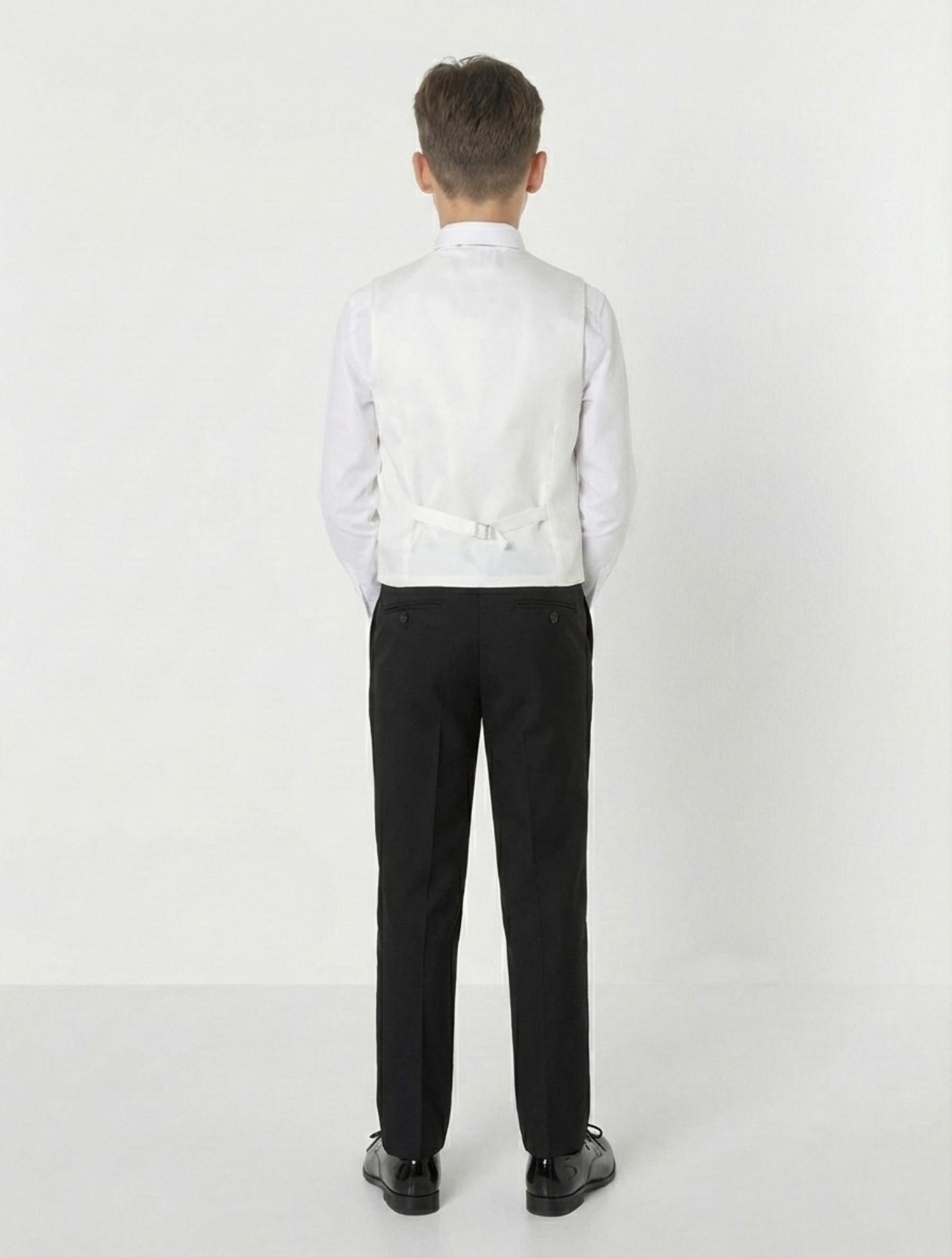 Abbott Ivory Cream & Black Boys 3-Piece Suit – Jacket, Waistcoat & Trousers | Lucy's