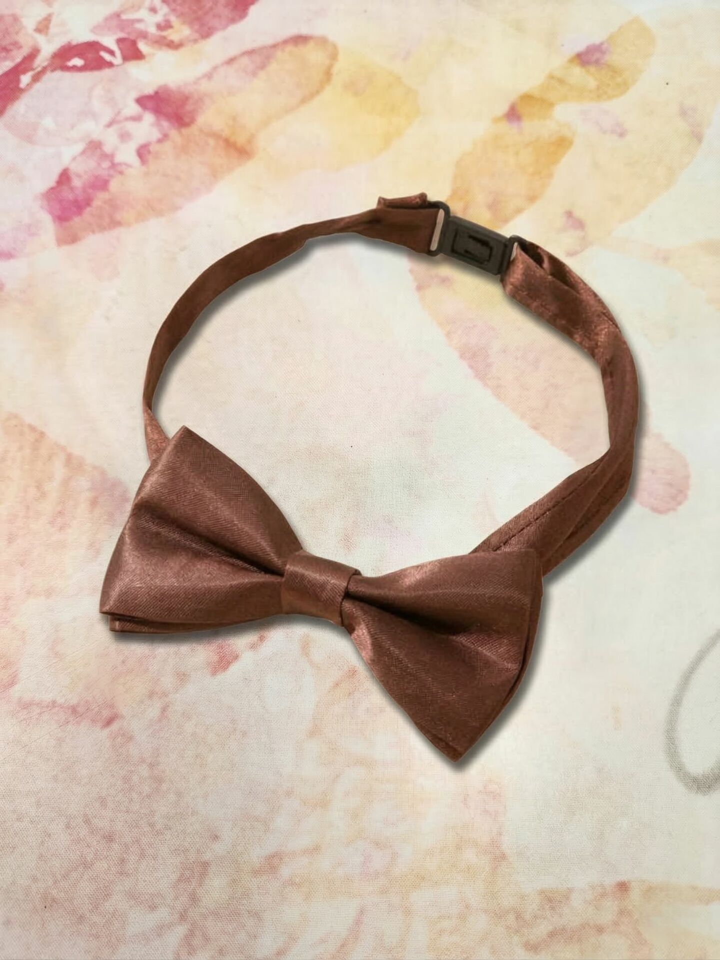 BOW TIE - Satin (Brown)