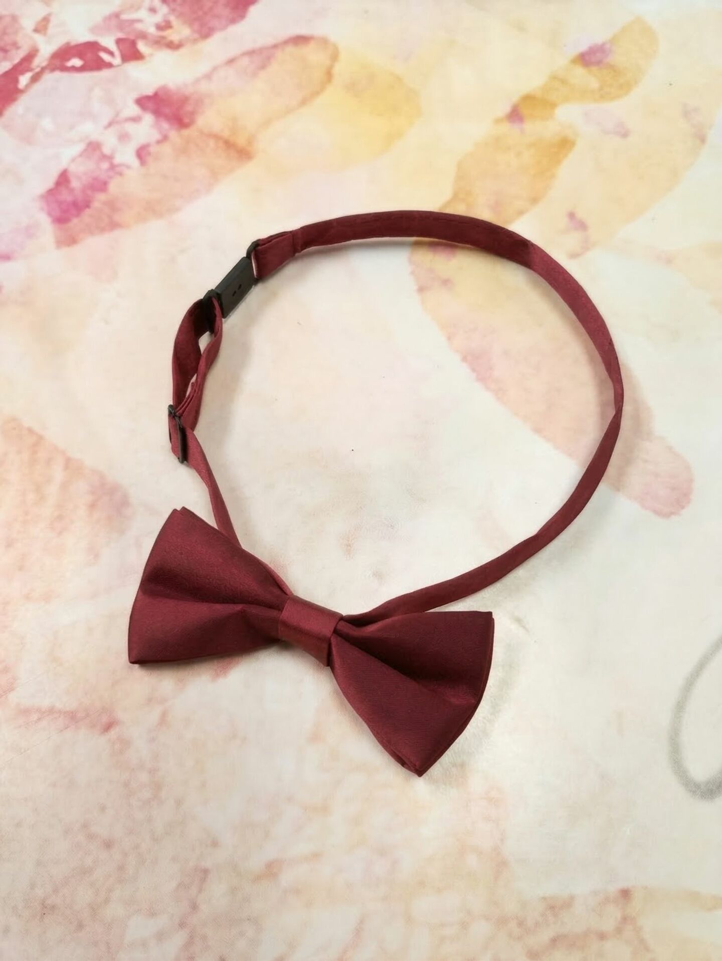 BOW TIE - Satin (Burgundy)