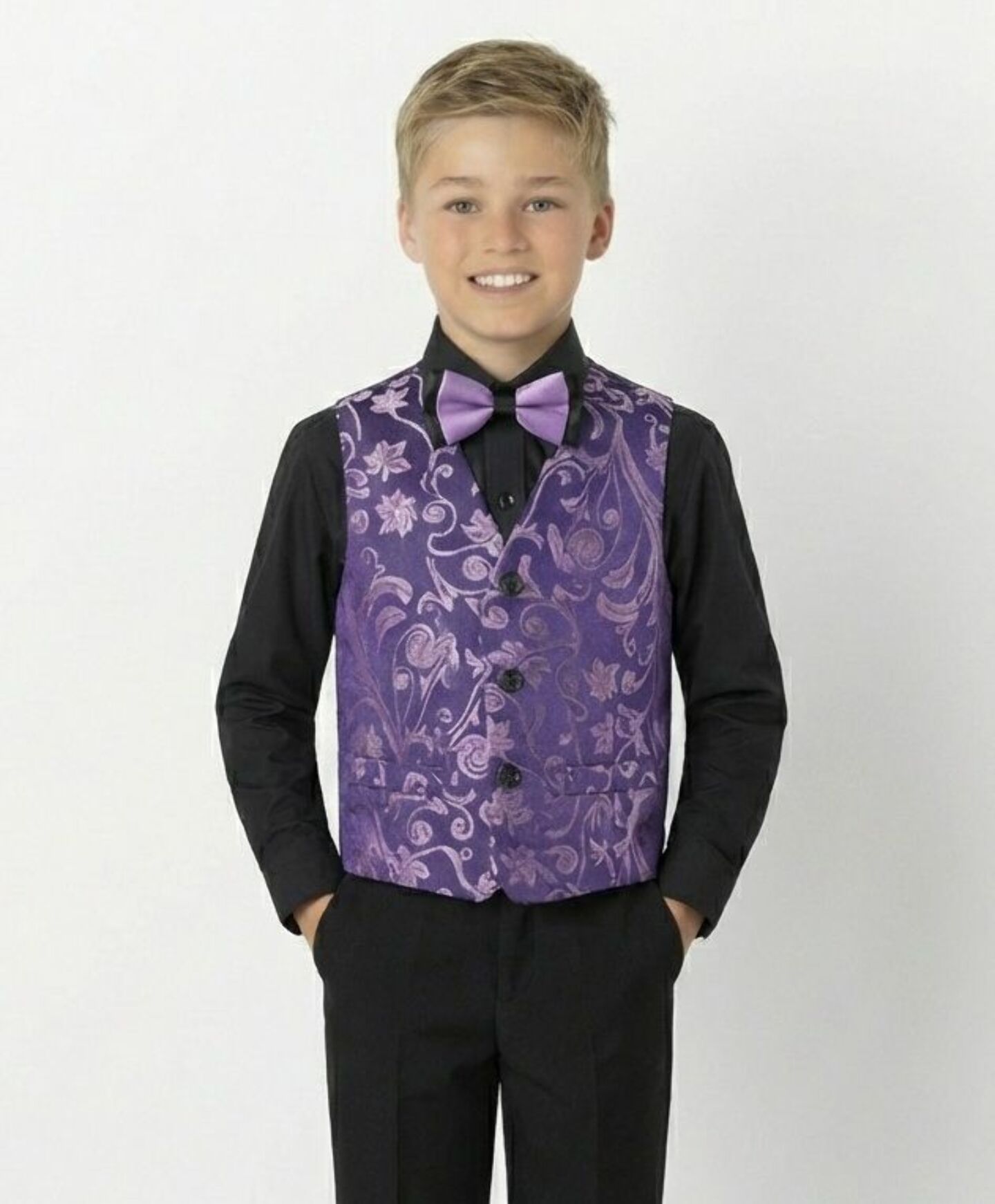 WAISTCOAT - Robert (Purple)