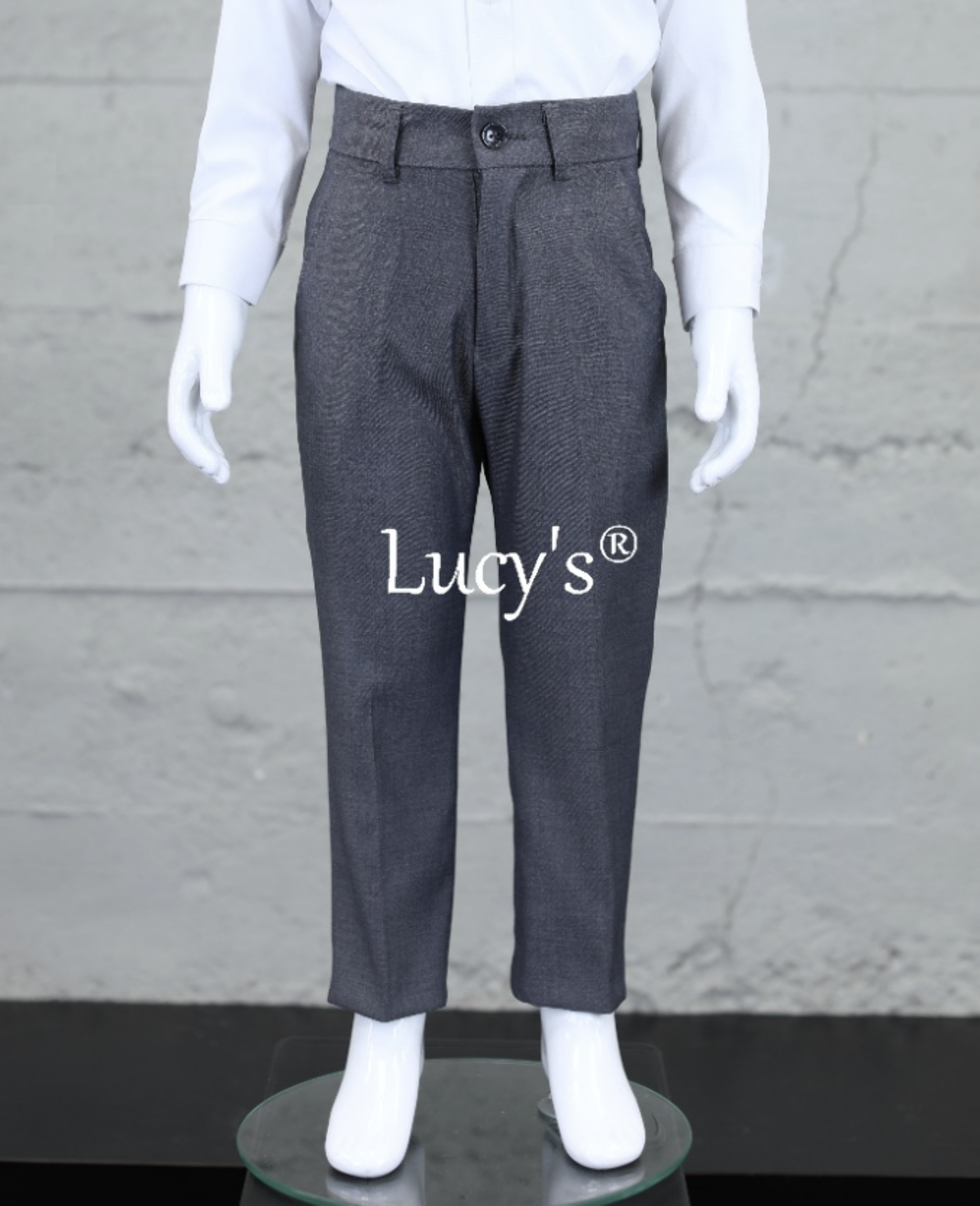 Boys Grey Premium Tailored Trousers - Lewis