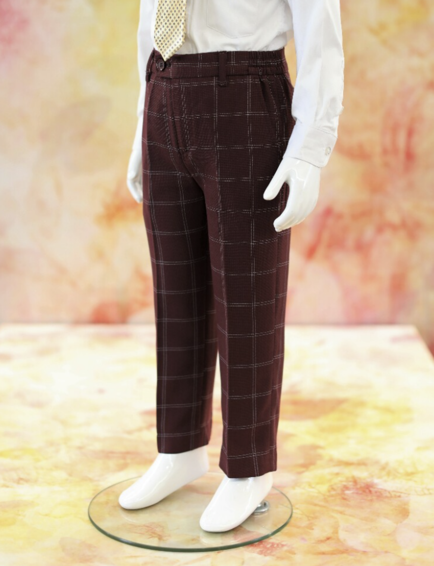 TROUSERS - Truman (Maroon)