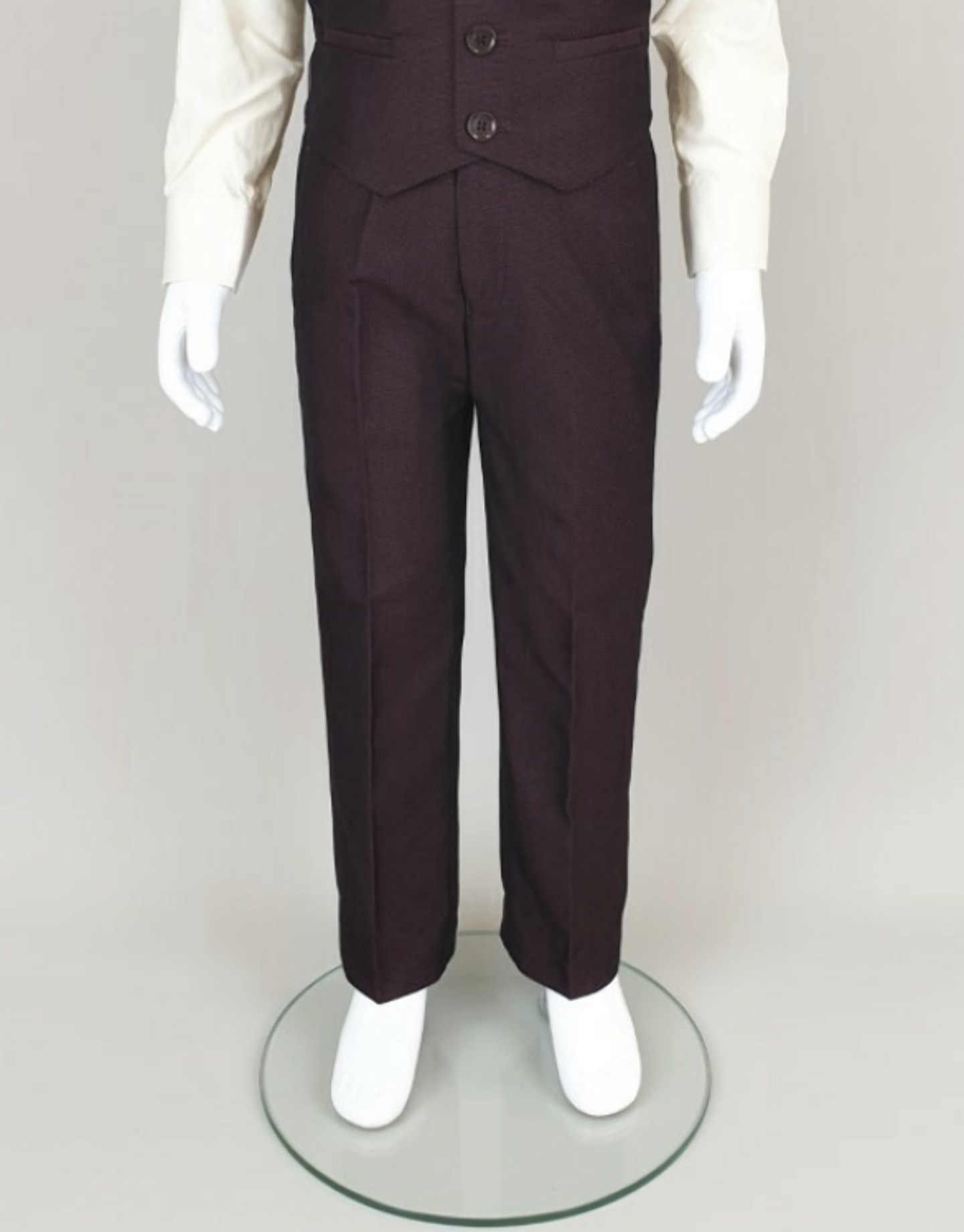 Trousers - Asa (Dark Maroon)