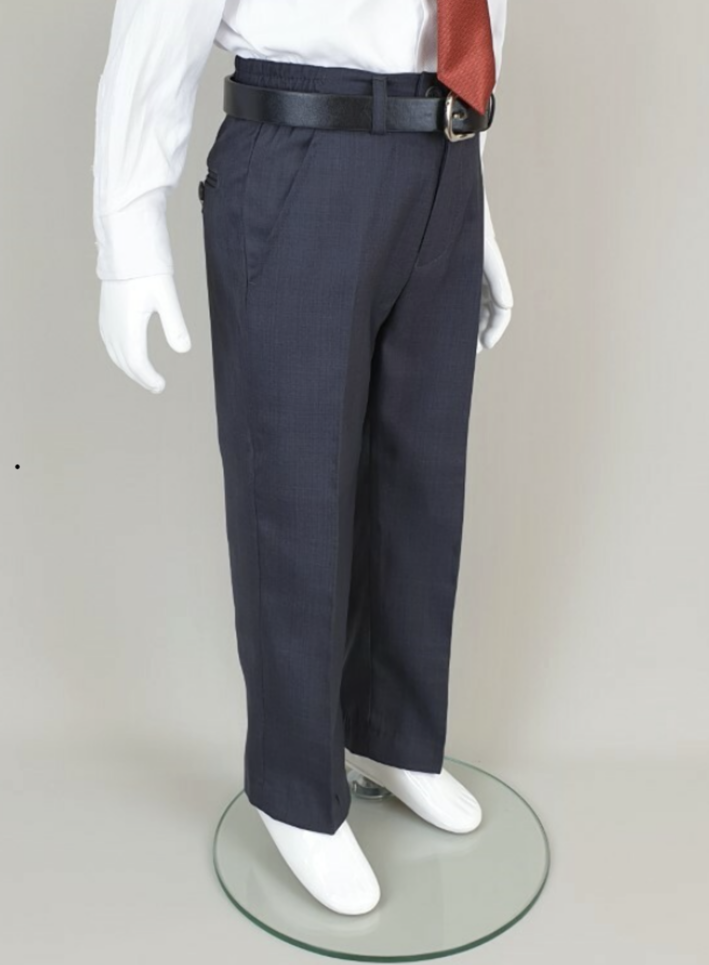 Charcoal Grey Formal Trousers - Paul