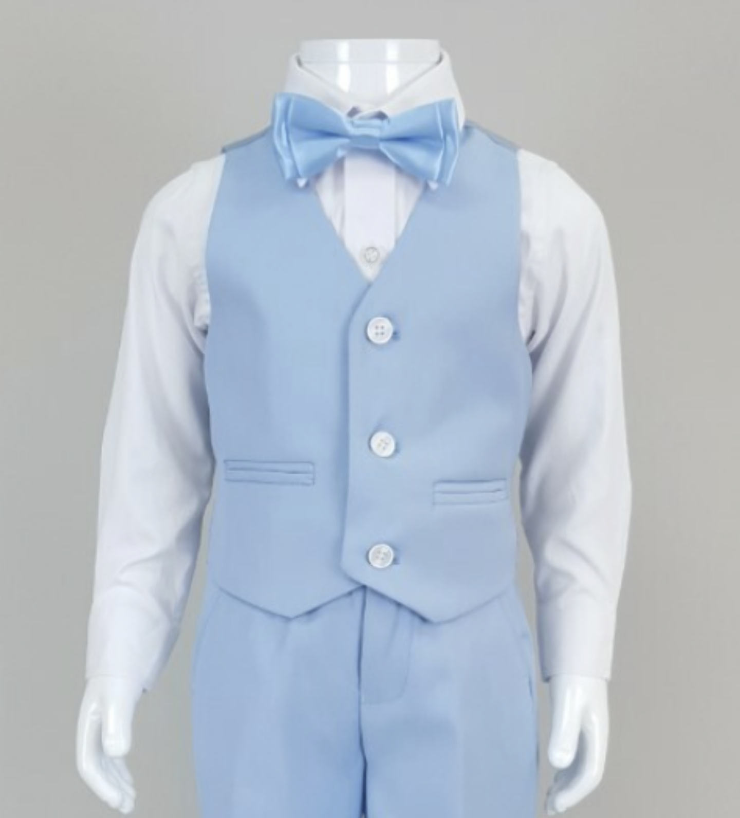 Light Blue Waistcoat - Noah