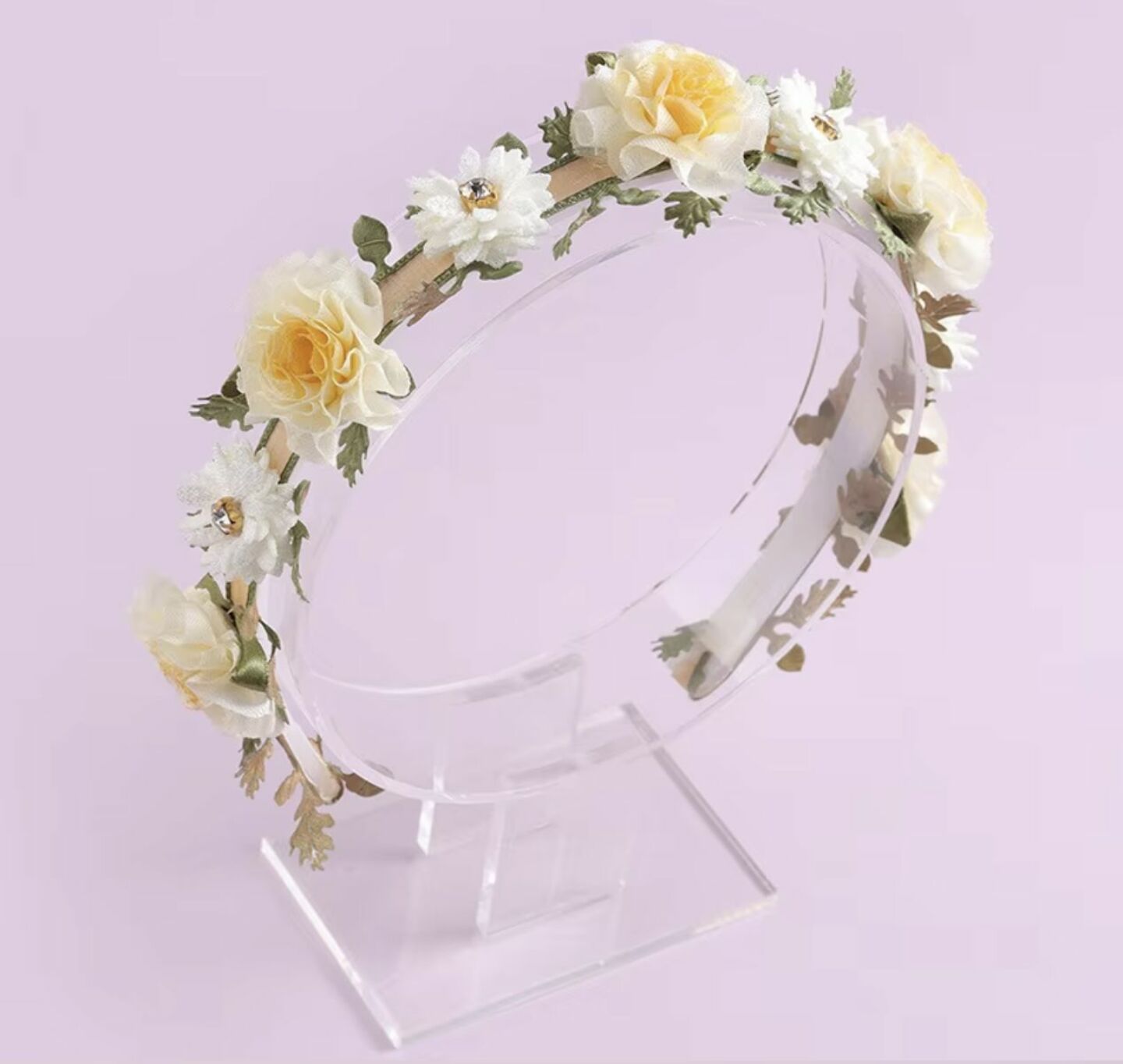 Headband 9007 (Yellow Chrysanthemum)