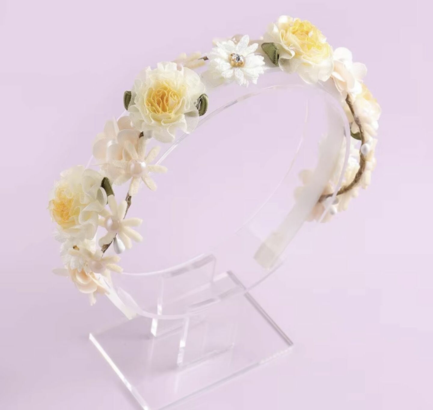 Headband 9011 (Yellow Chrysanthemum)
