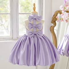 Lavender Scarlett Knee-Length Party Dress for Girls 9054