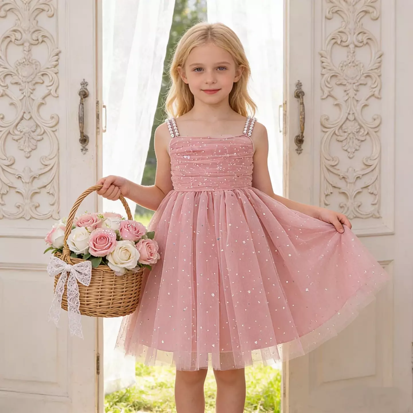 Dress - Madalana (Dusty Pink)