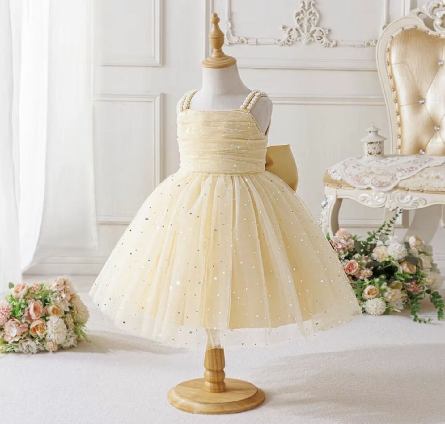 Dress - Madalana (Champagne)