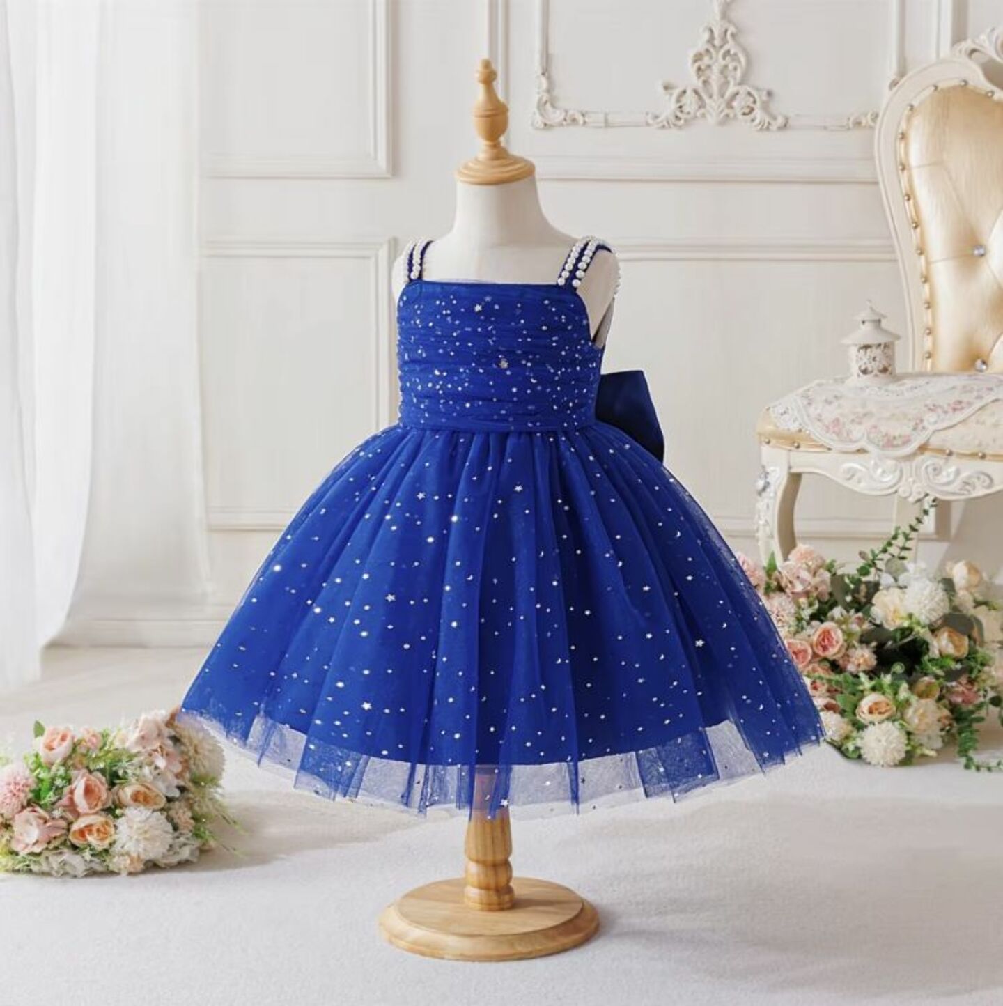 Dress - Madalana (Royal Blue)
