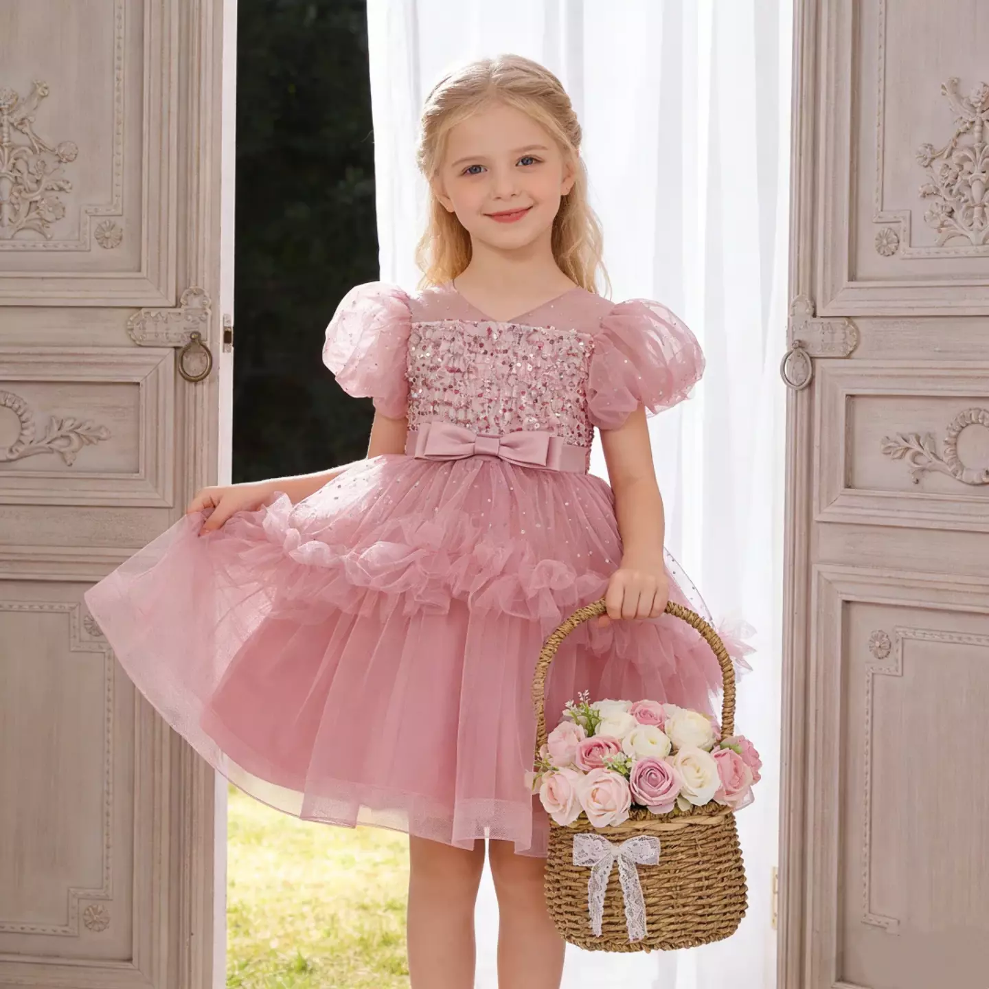 Dress - Alina (Dusty Pink)