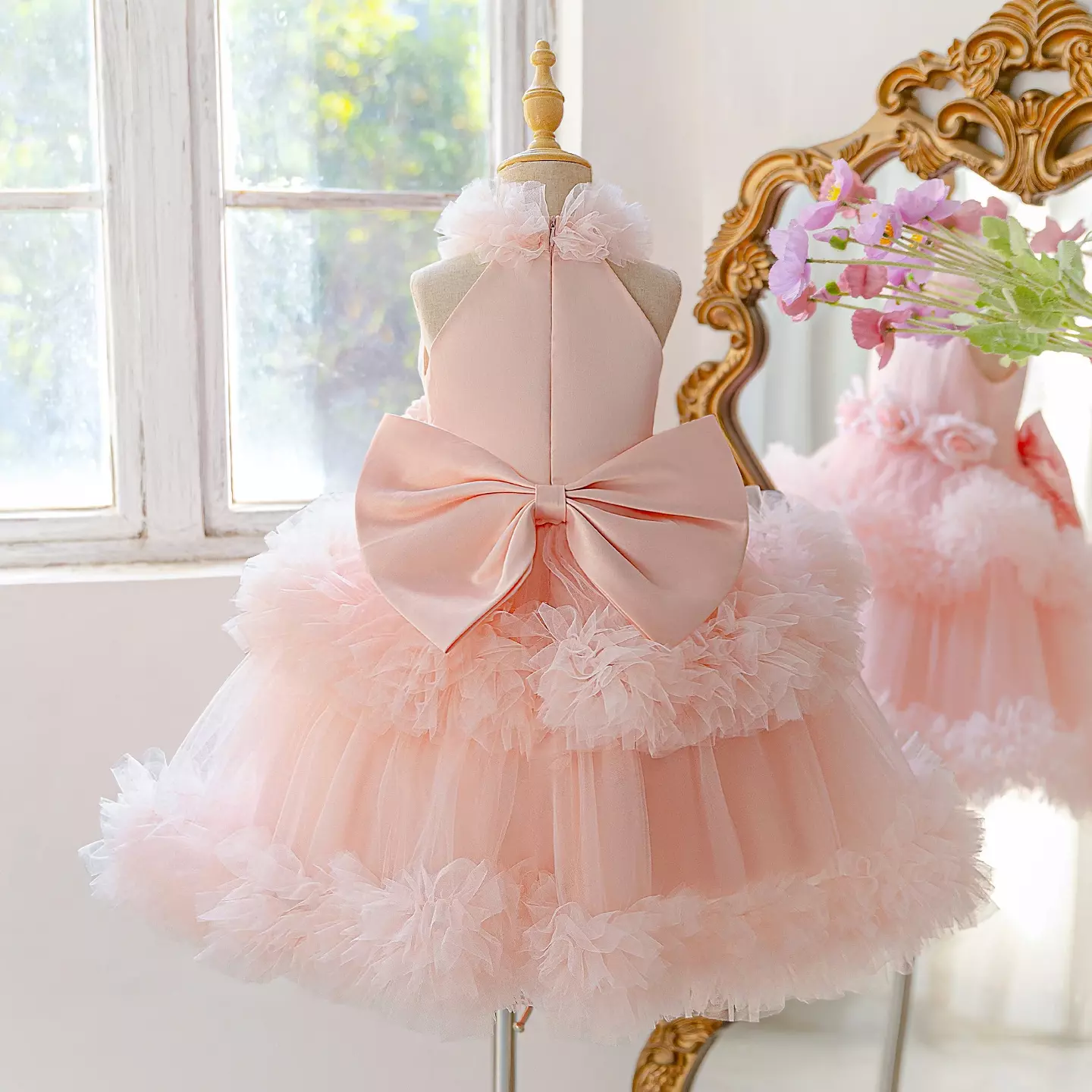 Dress - Kanta (Peach Pink)