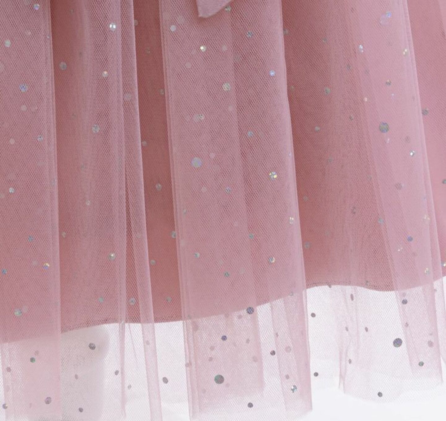 Halston Dusty Pink Sequin Lace Tulle Party Dress for Girls