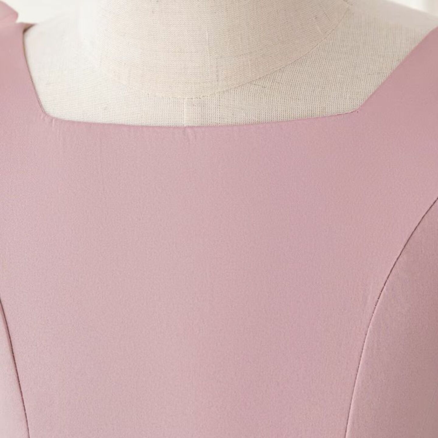Bondi Dusty Pink Satin Bow Back Knee Length Dress for Girls