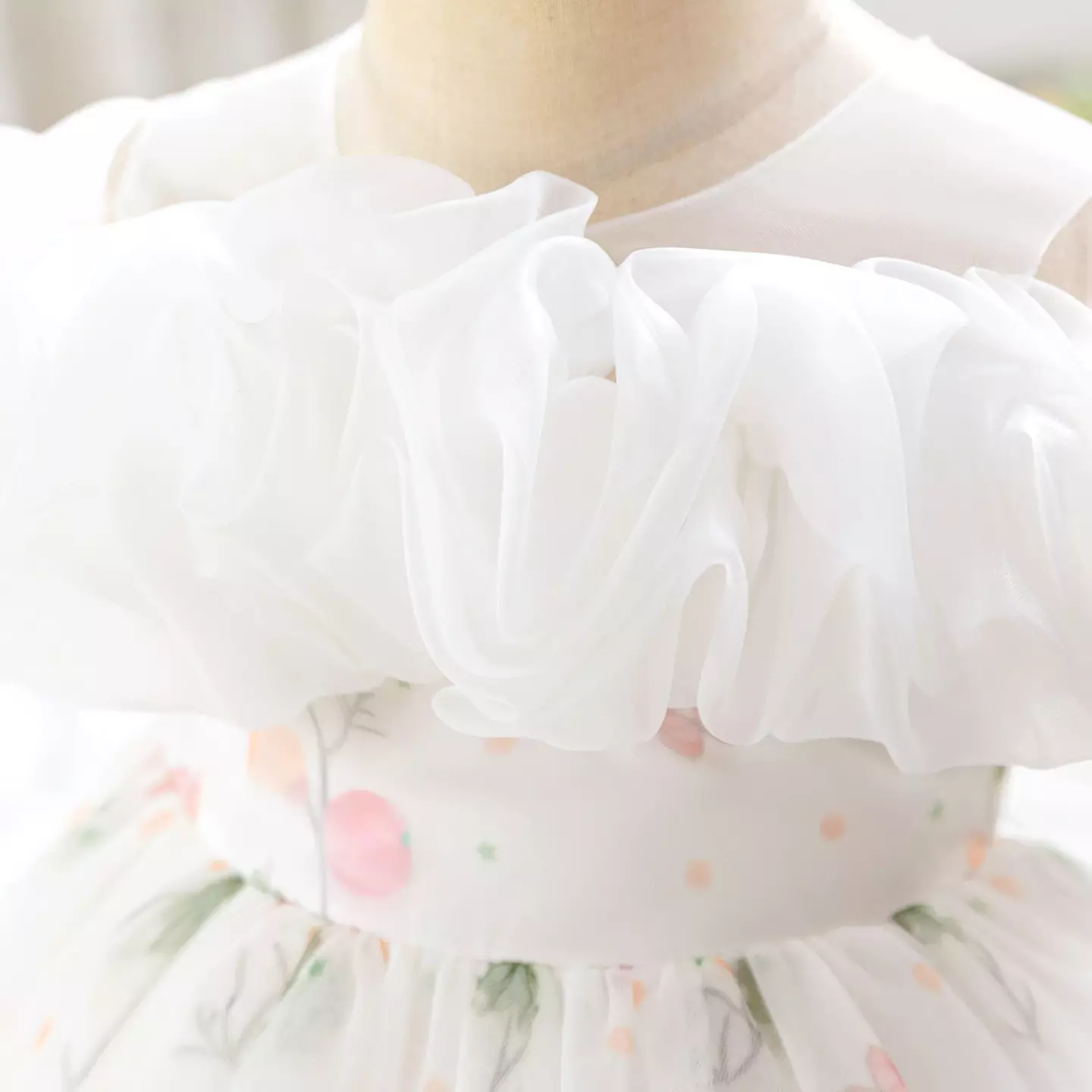 Sophie IV White Butterfly Tulle Baby Christening & Party Dress