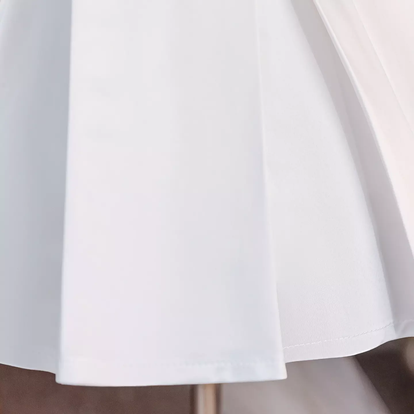 Cristy White 3D Flower Satin Baby Flower Girl Dress - Knee Length Christening & Party Dress