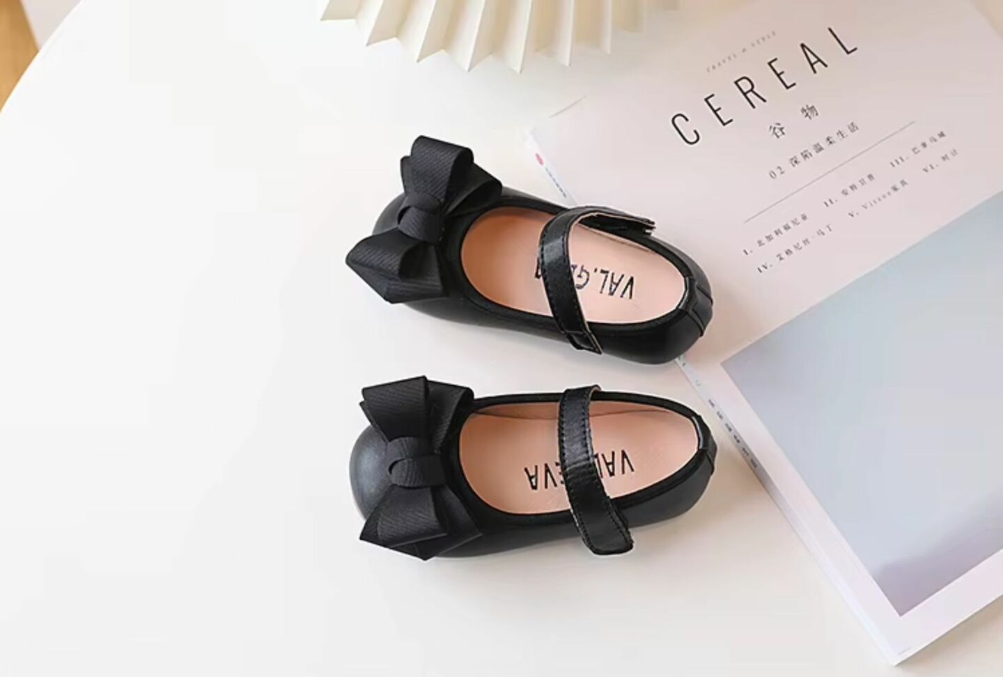 Baby & Toddler Girls Black Bow Mary Jane Dress Shoes | Lucys 10426