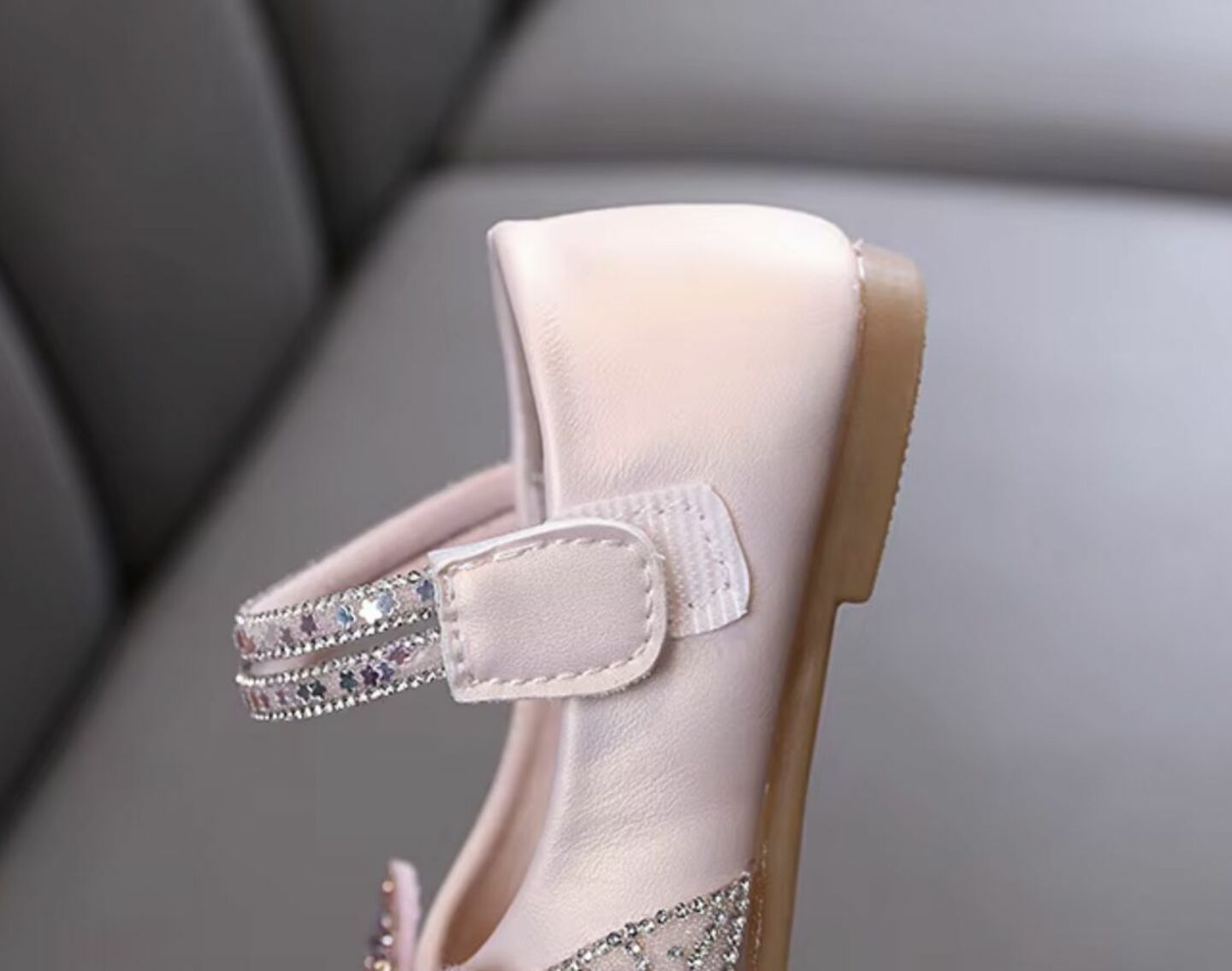 Baby, Toddler & Girls Pink Pearl Flower Bow Ballet Flats | Lucys 10598