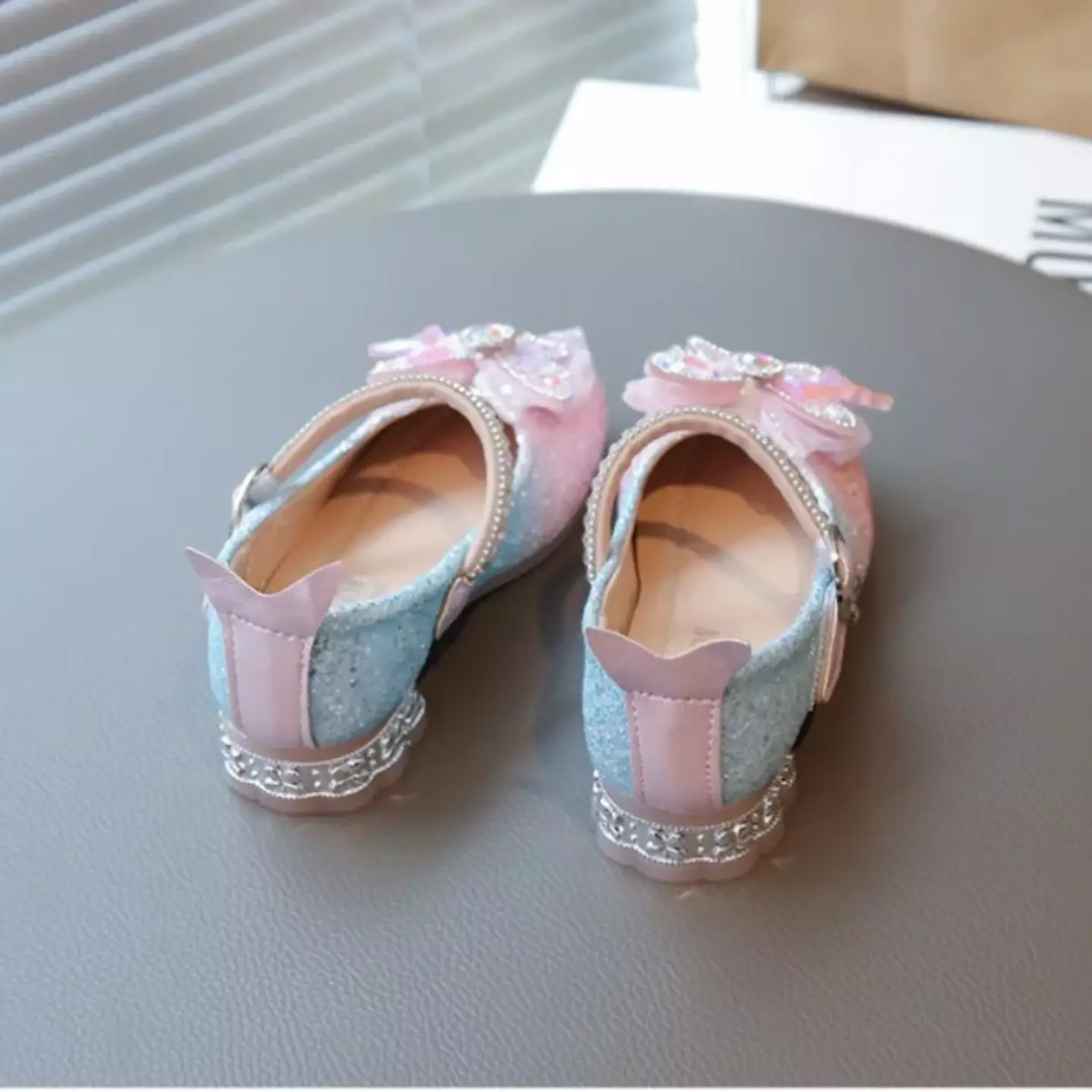 Young Girls & Girls Pink Mermaid Tail Bow Dress Shoes | Lucys 11548