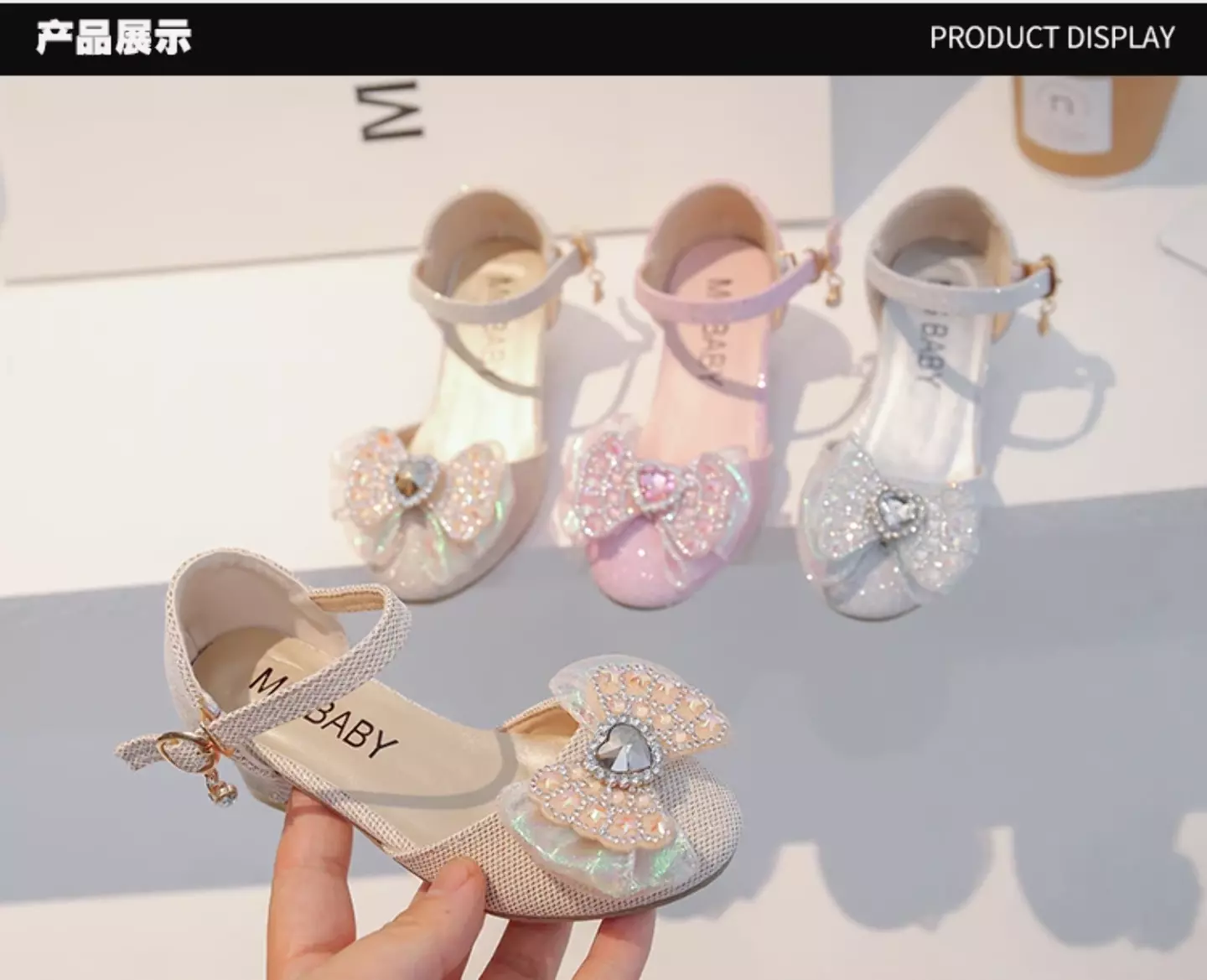Young Girls & Girls Pink Opal Bead Heart Stone Dress Shoes | Lucys 11643