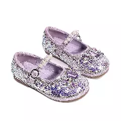 Young Girls & Girls Lavender Shard Sequin Quartz Cluster Dress Shoes | Lucys 11774