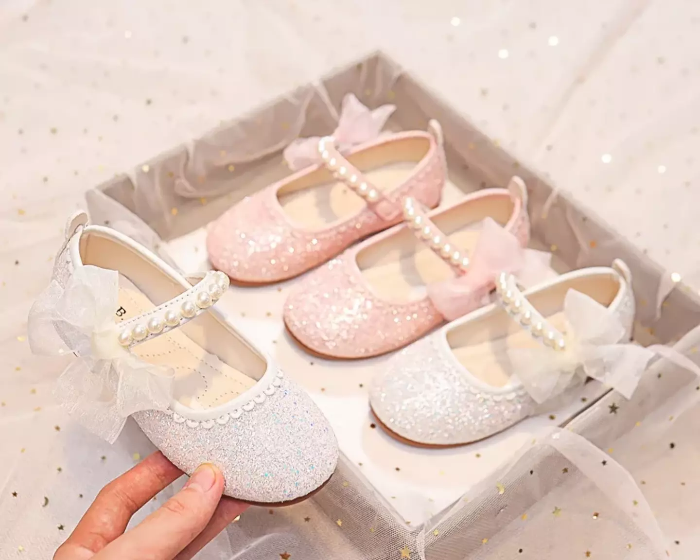 Young Girls & Girls Peach Pink Peaked Tab Cinch Bow Dress Shoes | Lucys 11827