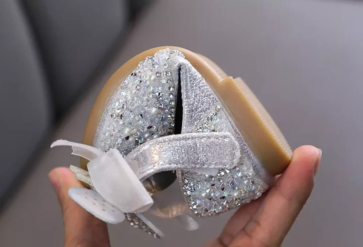 Baby, Toddler, Young Girls & Girls Silver Stacked Bow Medley Dress Shoes | Lucys 11844