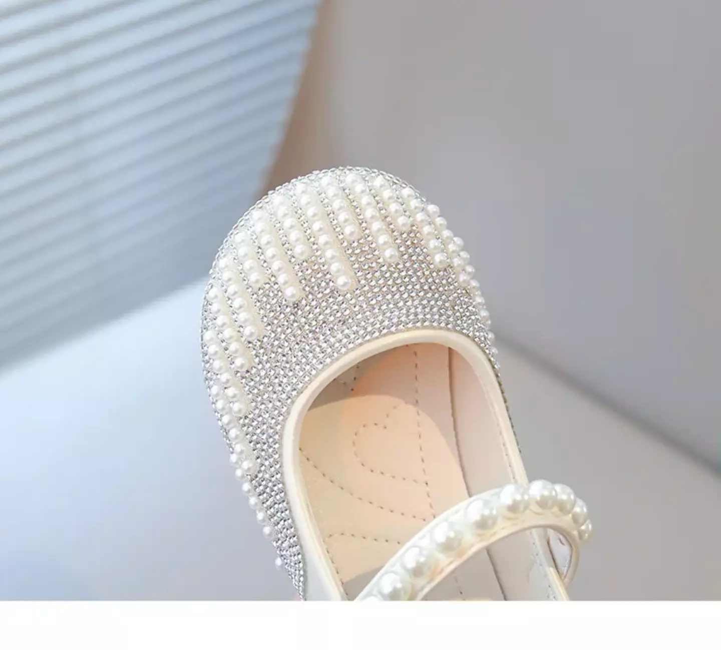 Baby, Toddler, Young Girls & Girls Ivory Pearl Scatter Bow Strap Dress Shoes | Lucys 11893