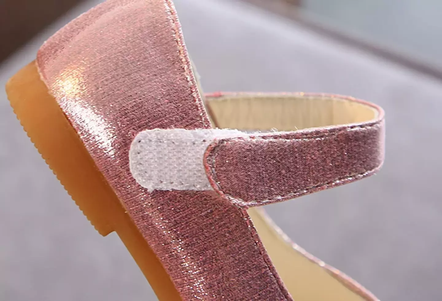 Baby, Toddler, Young Girls & Girls Dusty Pink Confetti Sequin Toe Strap Dress Shoes | Lucys 11900
