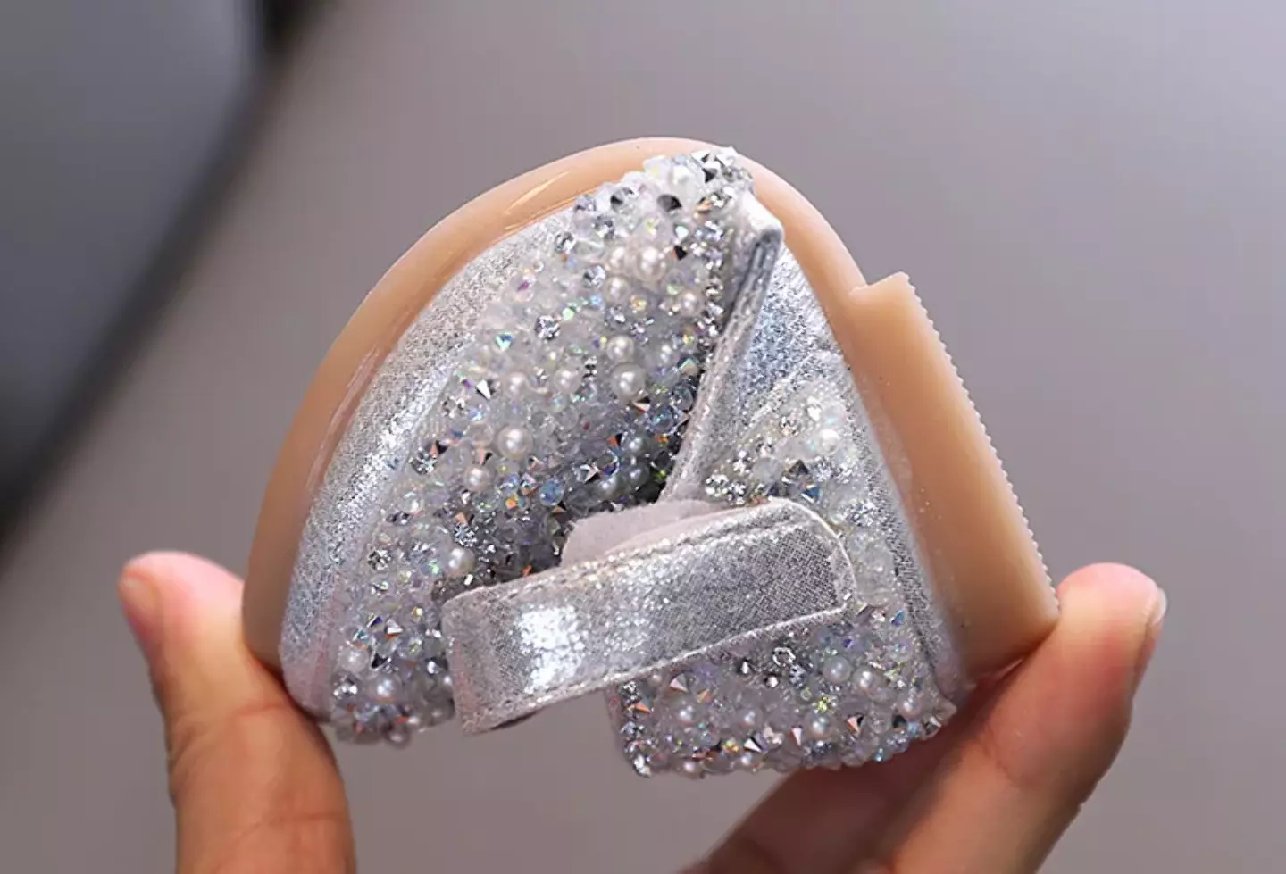 Baby, Toddler, Young Girls & Girls Silver Scattered Rhinestone Ankle Strap Dress Shoes | Lucys 11913