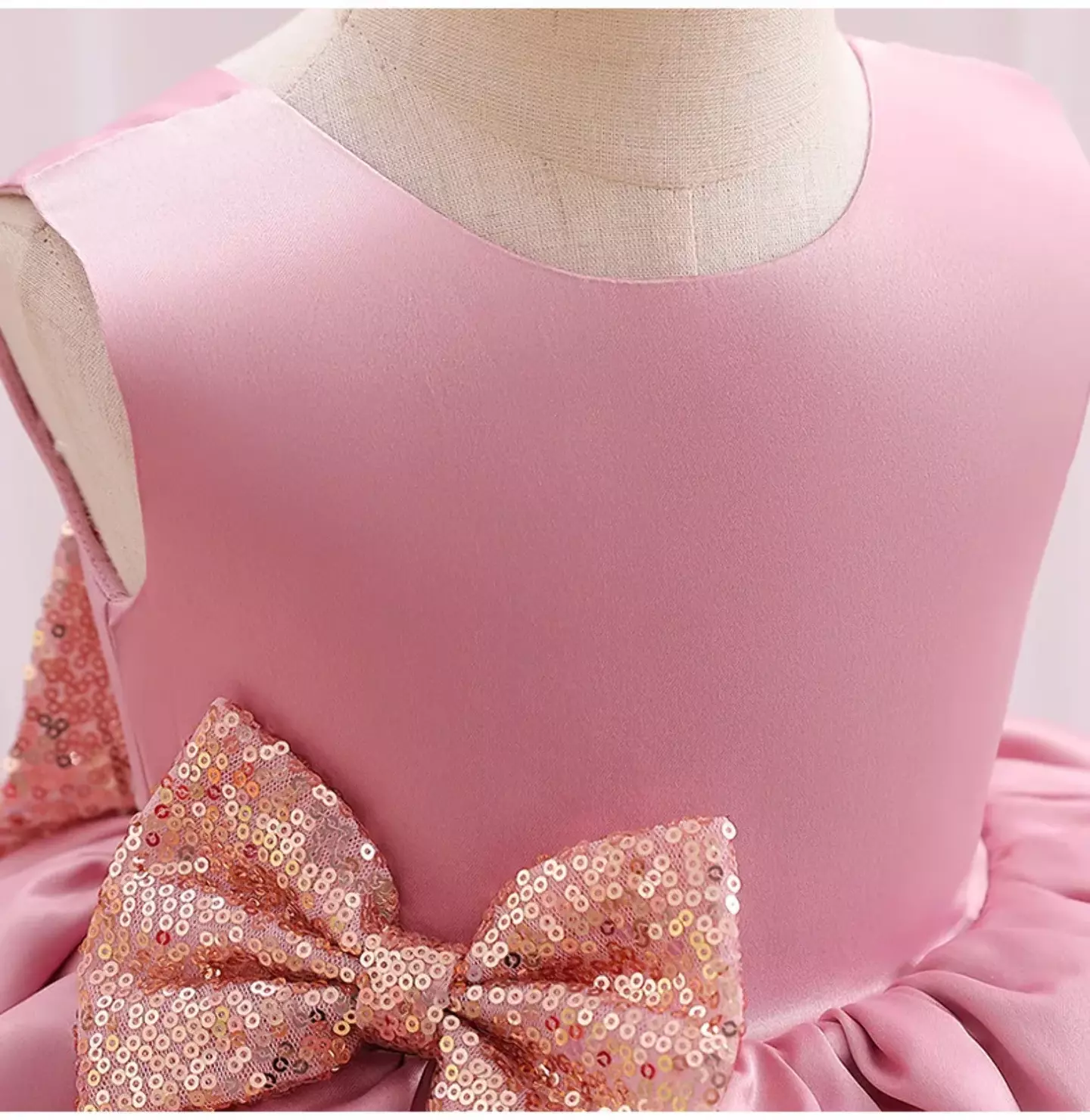Amity Dusty Pink Satin Bodice Tiered Tulle Dress for Girls