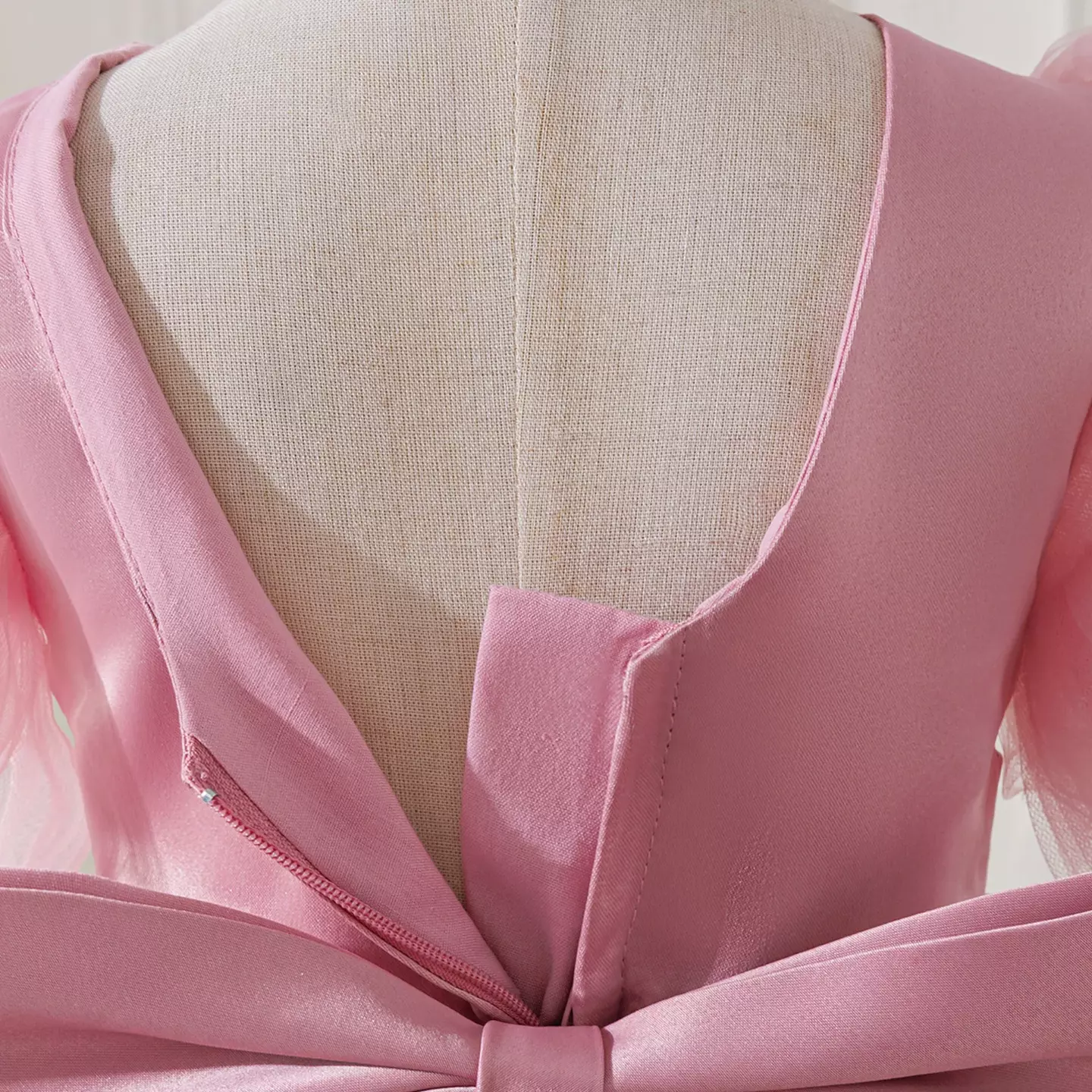 Rosamund II Dusty Pink Gold Floral Tulle Baby Party Dress