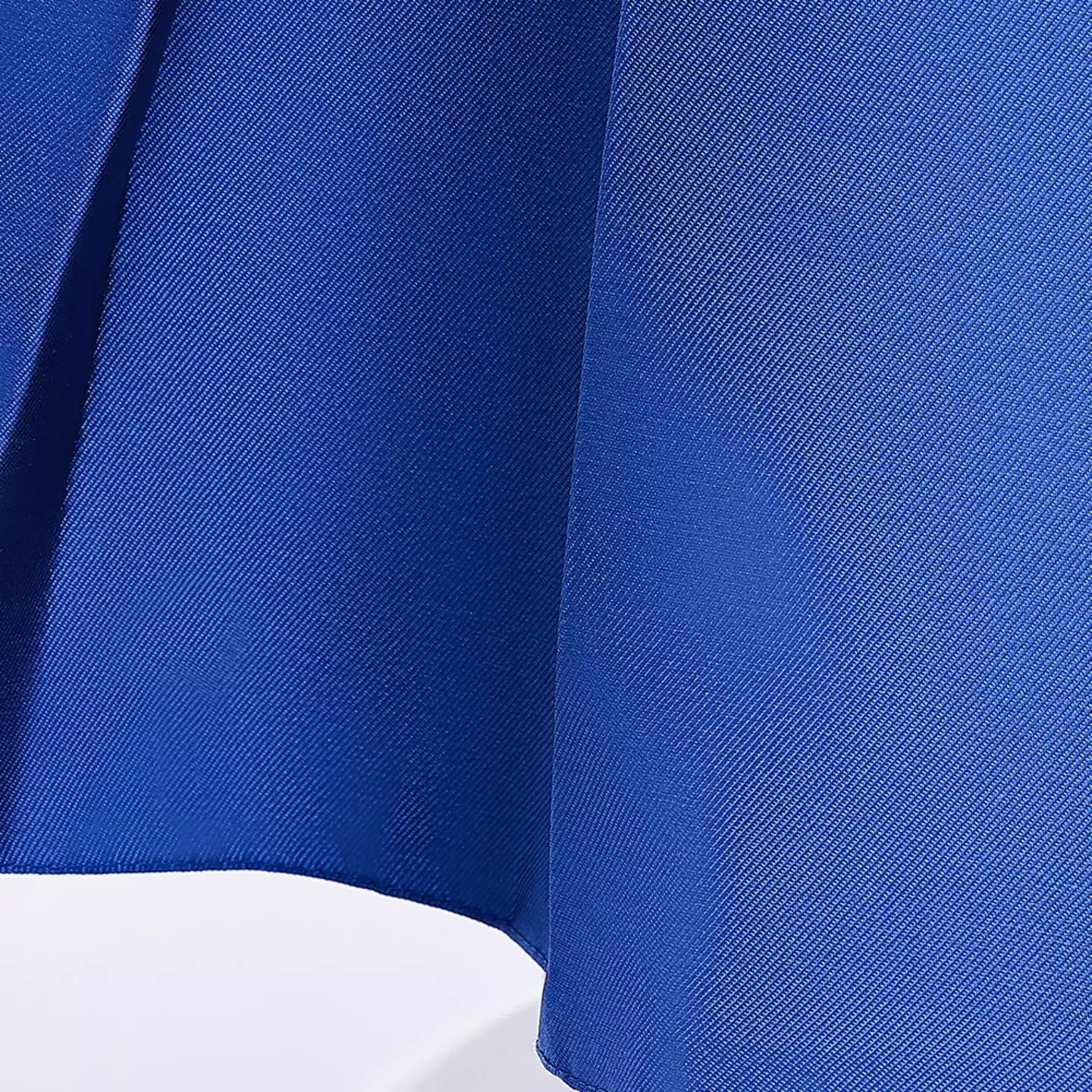 Cristy II Royal Blue Back Bow Knee Length Girls Dress