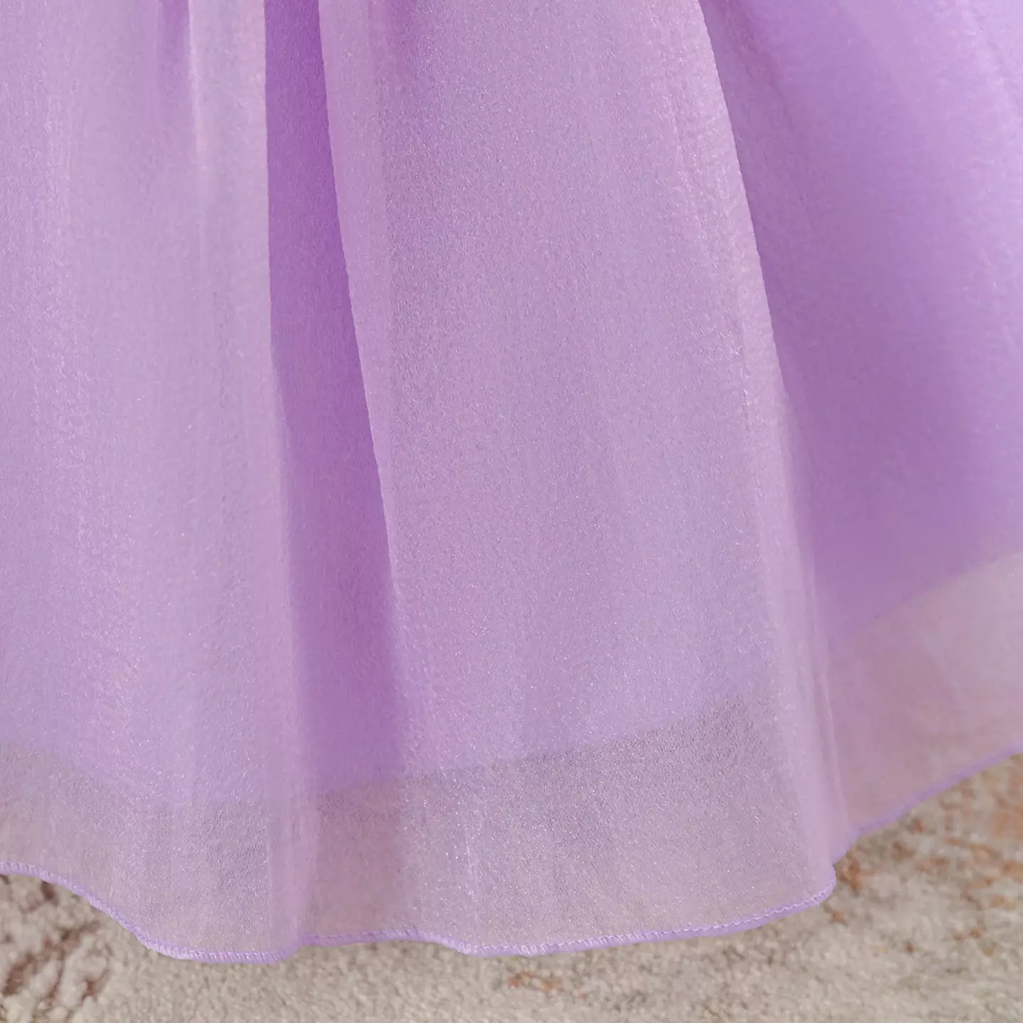 Yoona Lavender Puff Sleeve Party Dress with Satin Bow for Baby & Toddler Girls