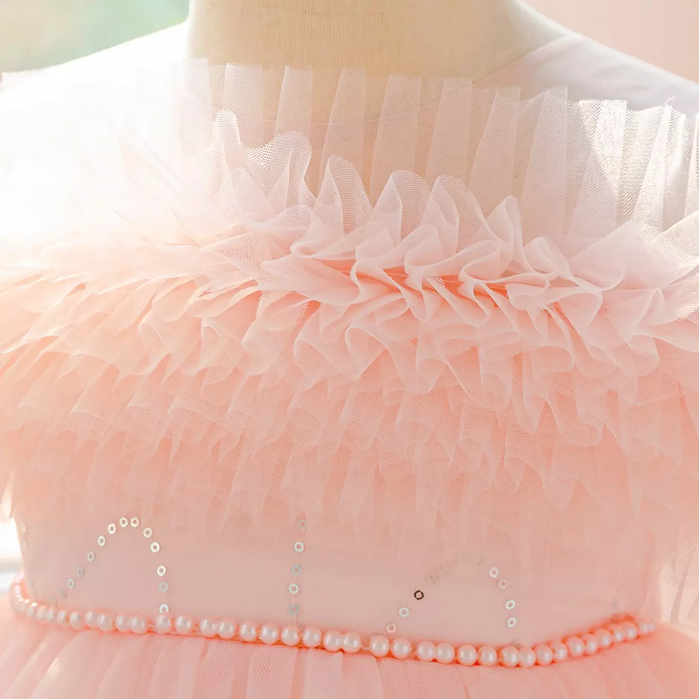 Dress - Donna (Peach Pink),