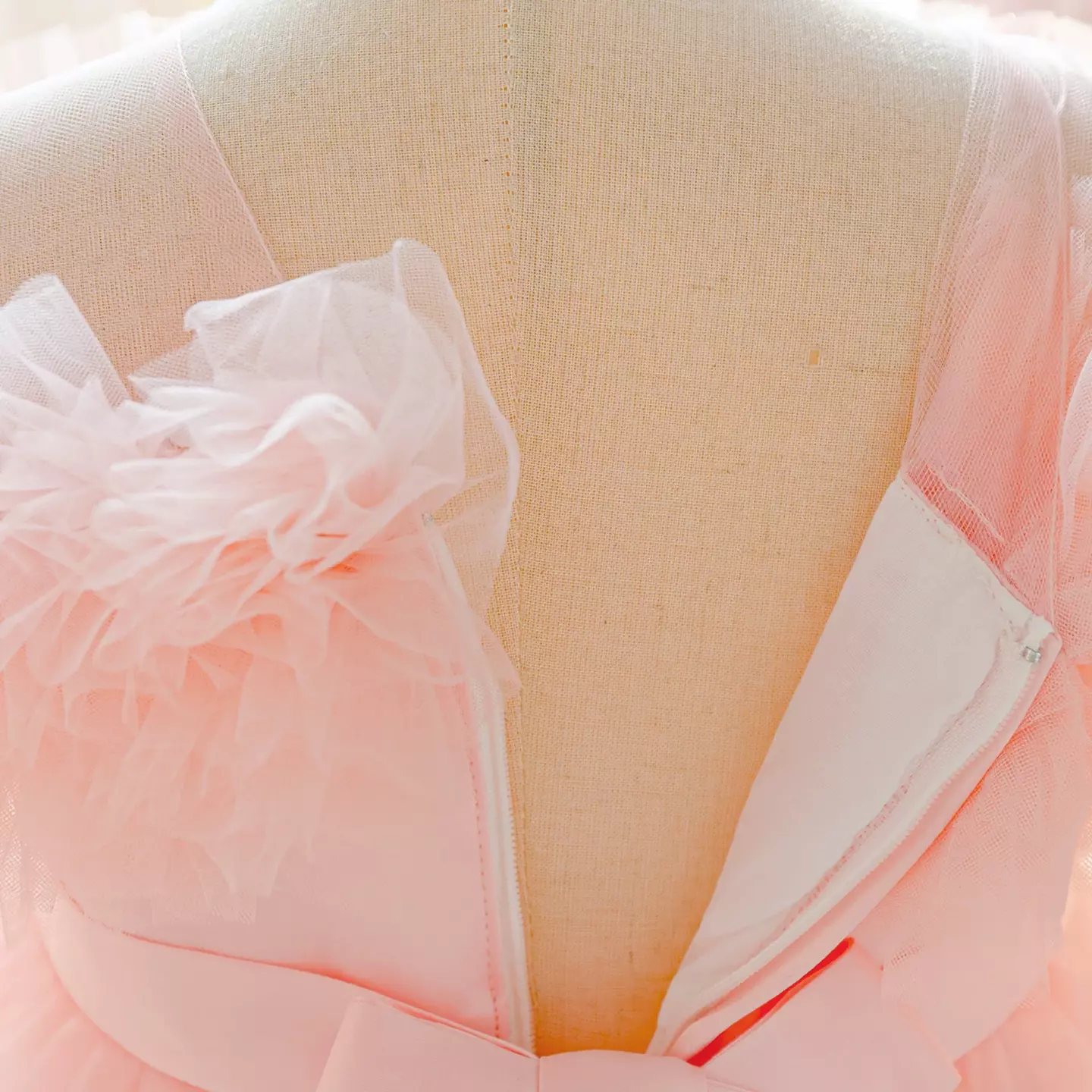 Dress - Donna (Peach Pink),