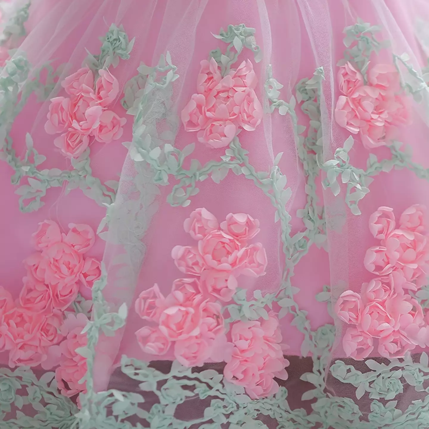 Yeri II Pink Waistband Knee Length Party Dress for Baby, Toddler & Girls
