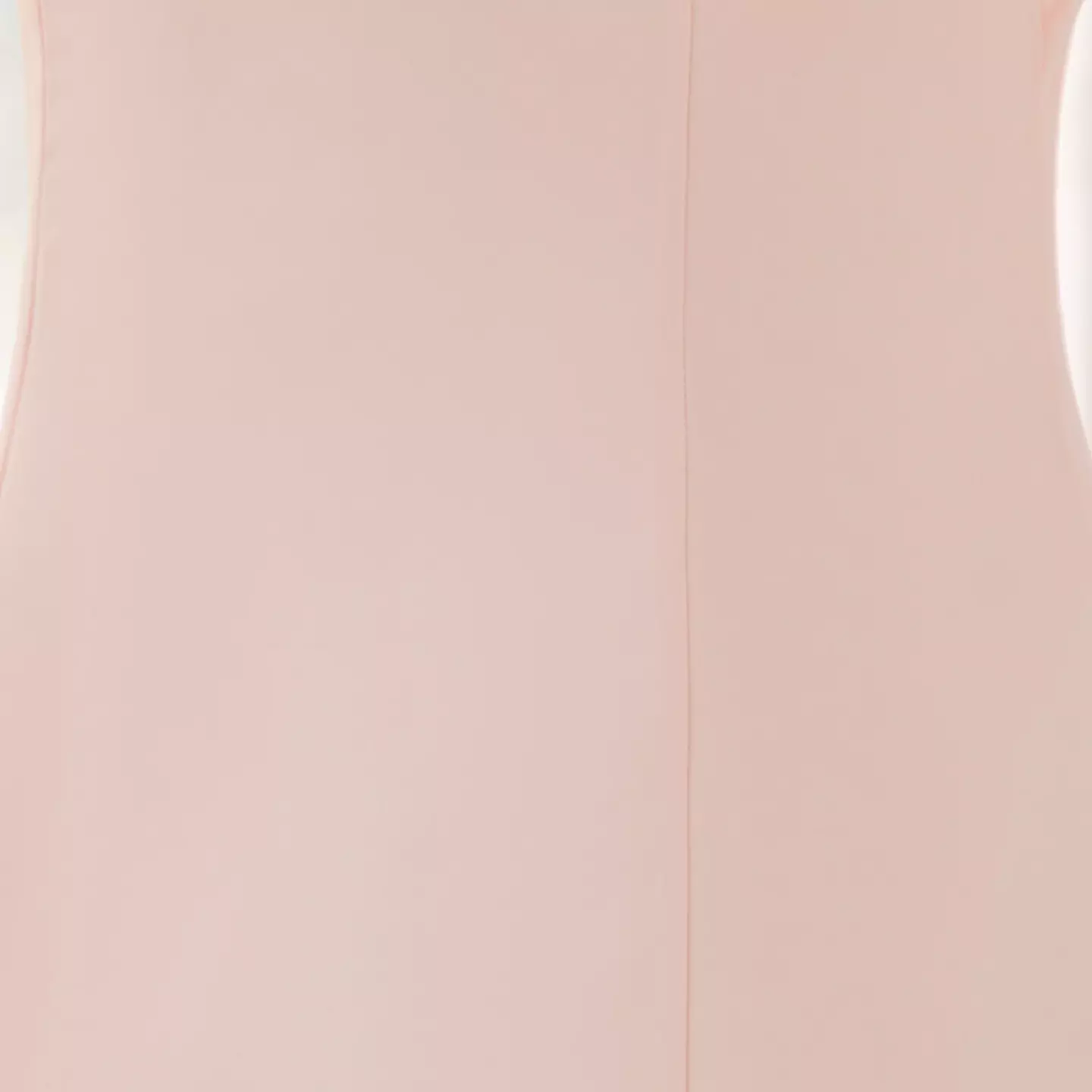 Yuliia Peach Pink 3D Floral Neckline Knee Length Girls Dress