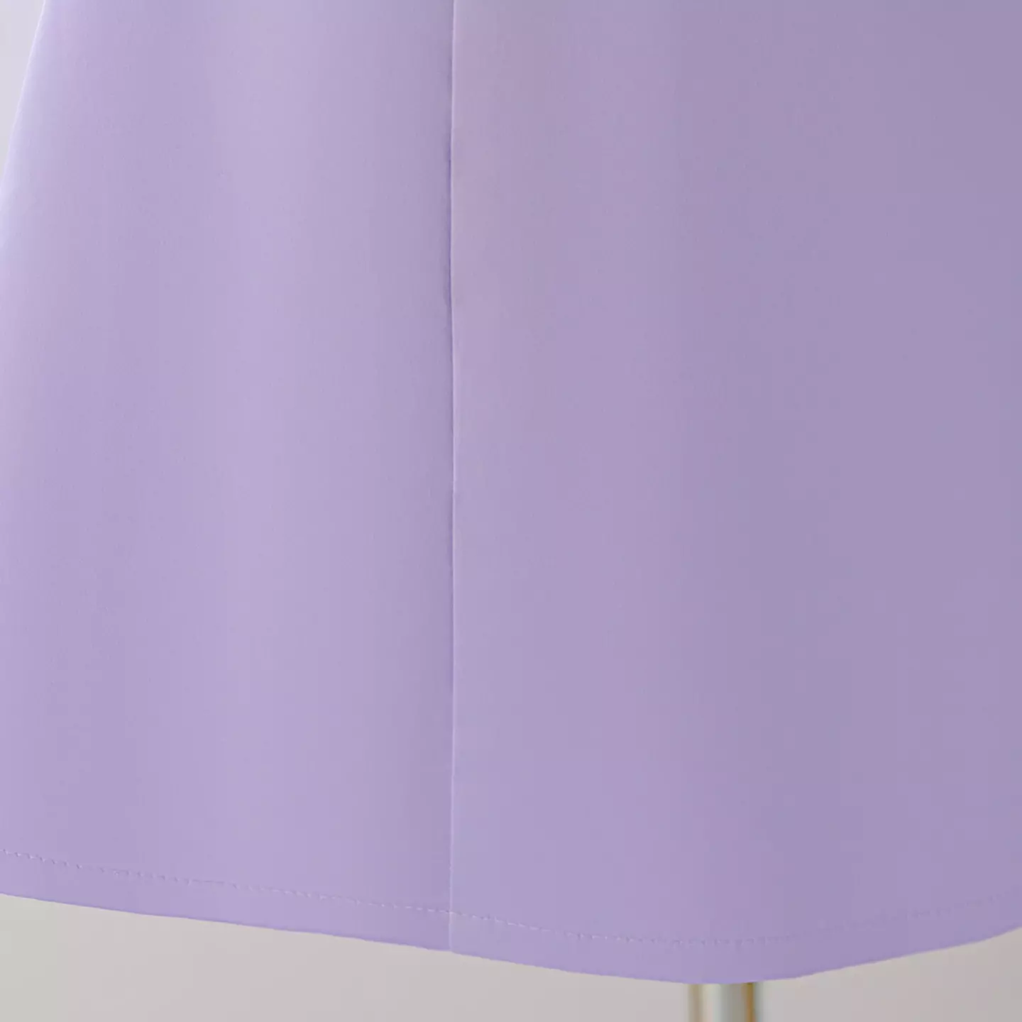 Tamara Lavender Asymmetric Floral Shoulder Knee Length Girls Party Dress