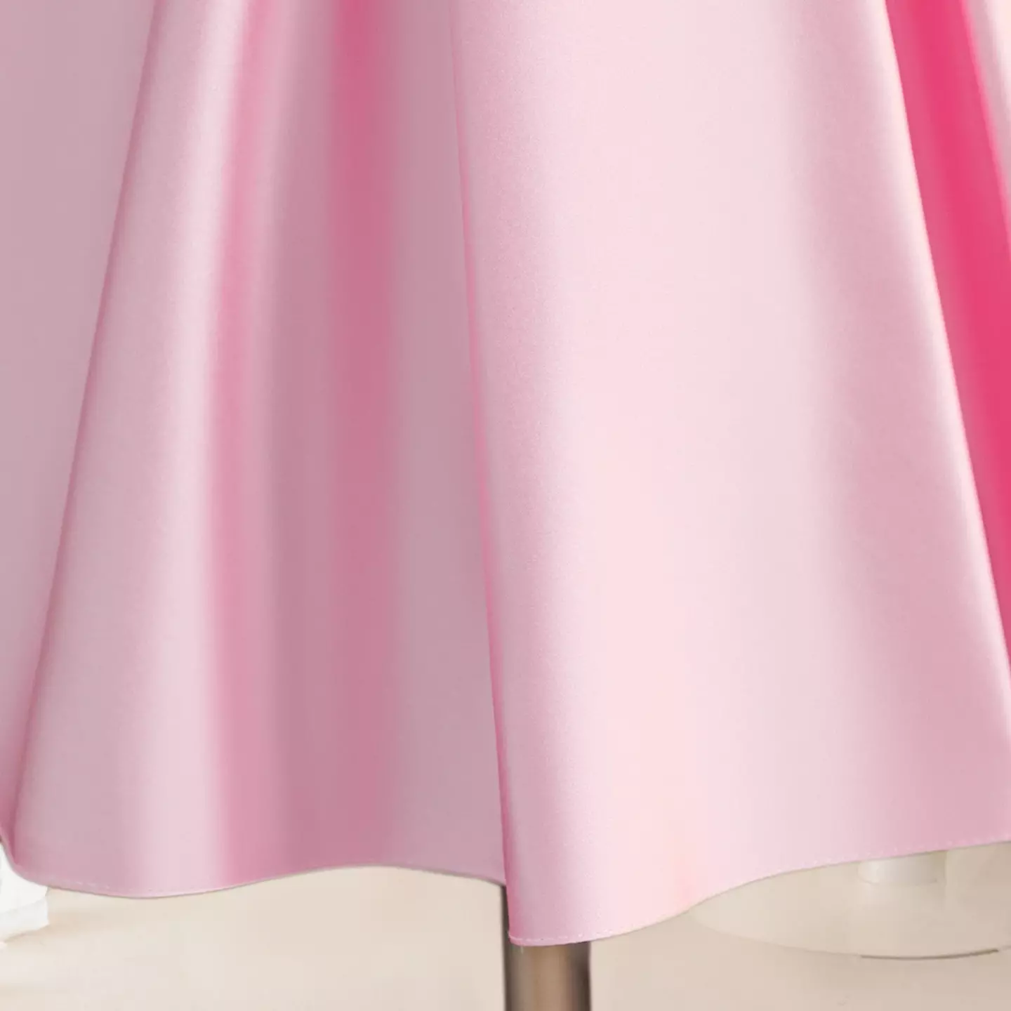 Panna Pink Puff Sleeve Rose Shoulder Girls Party Dress