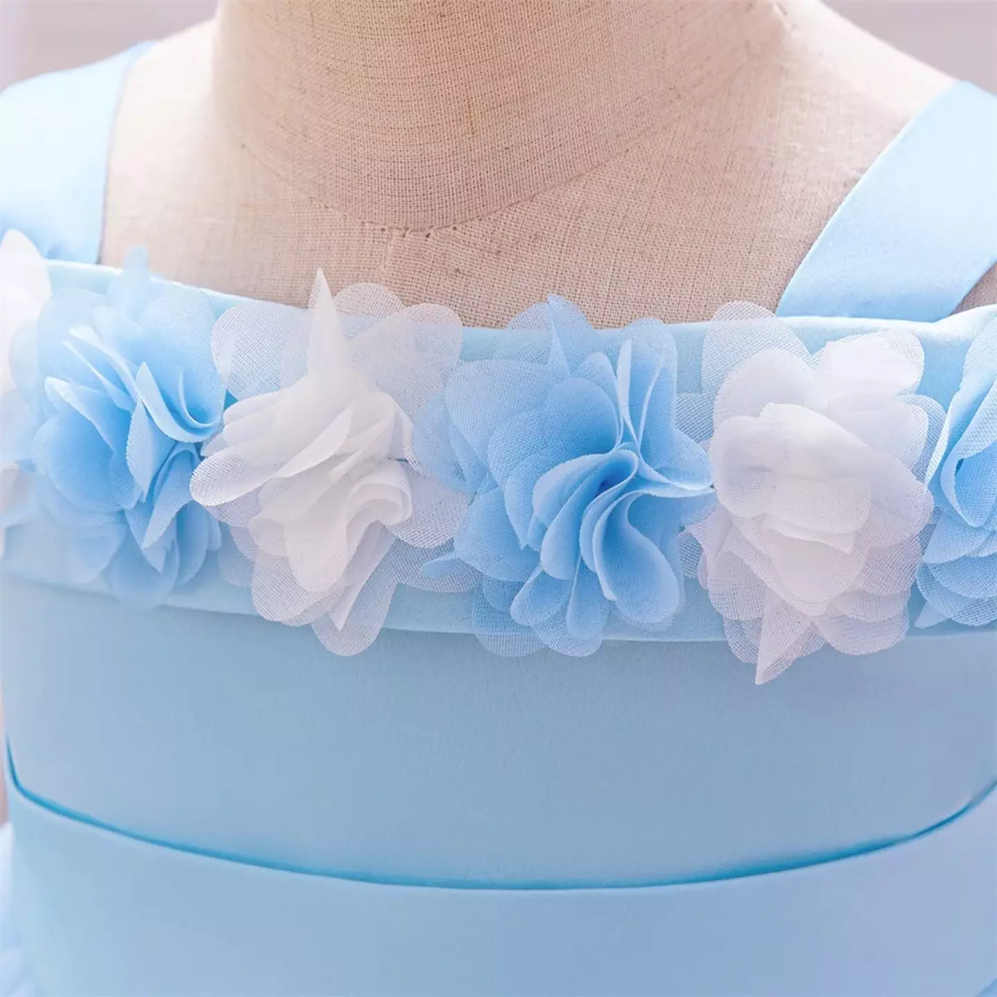 Amber II Light Blue Sheer Skirt Baby & Toddler Dress